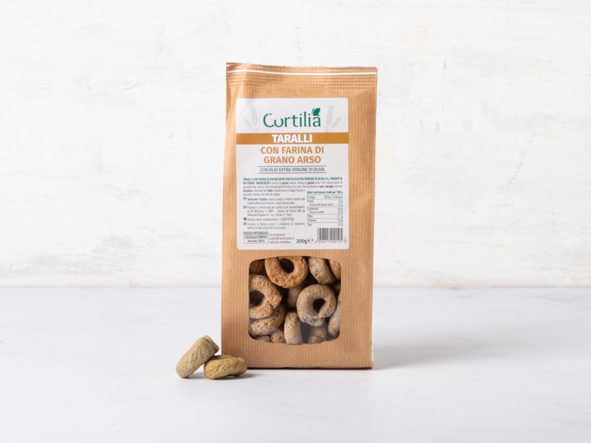 Taralli al Grano Arso con olio extra vergine di oliva