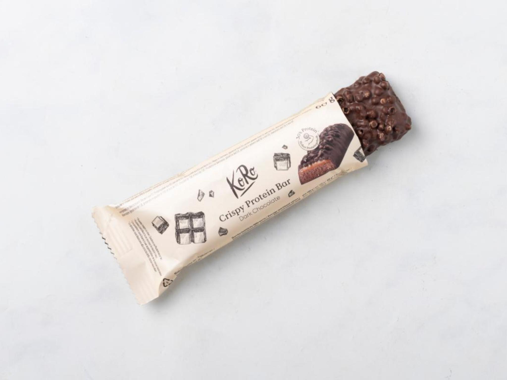 Barretta proteica al cioccolato fondente
