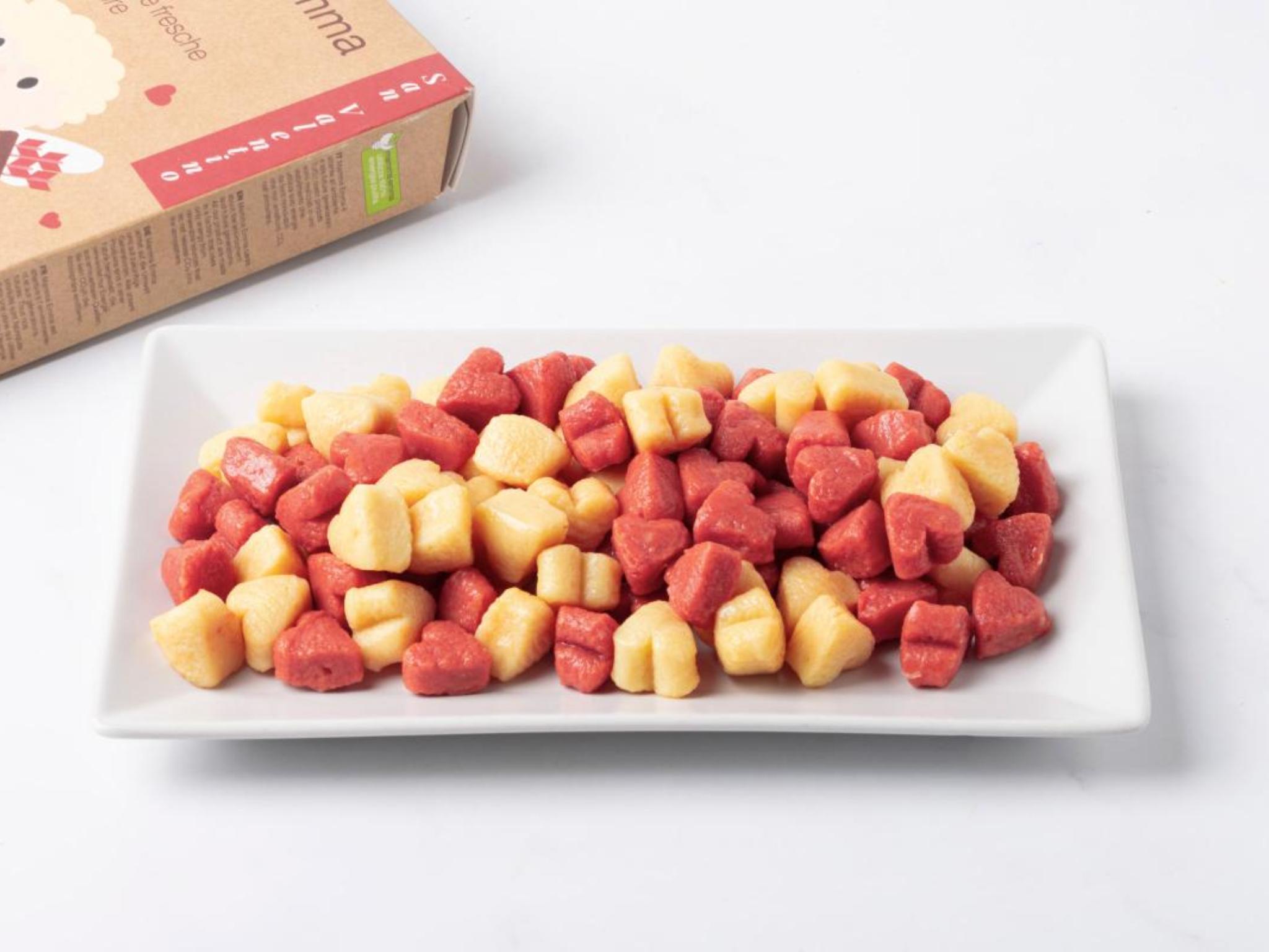 Cuori di patate con pomodoro