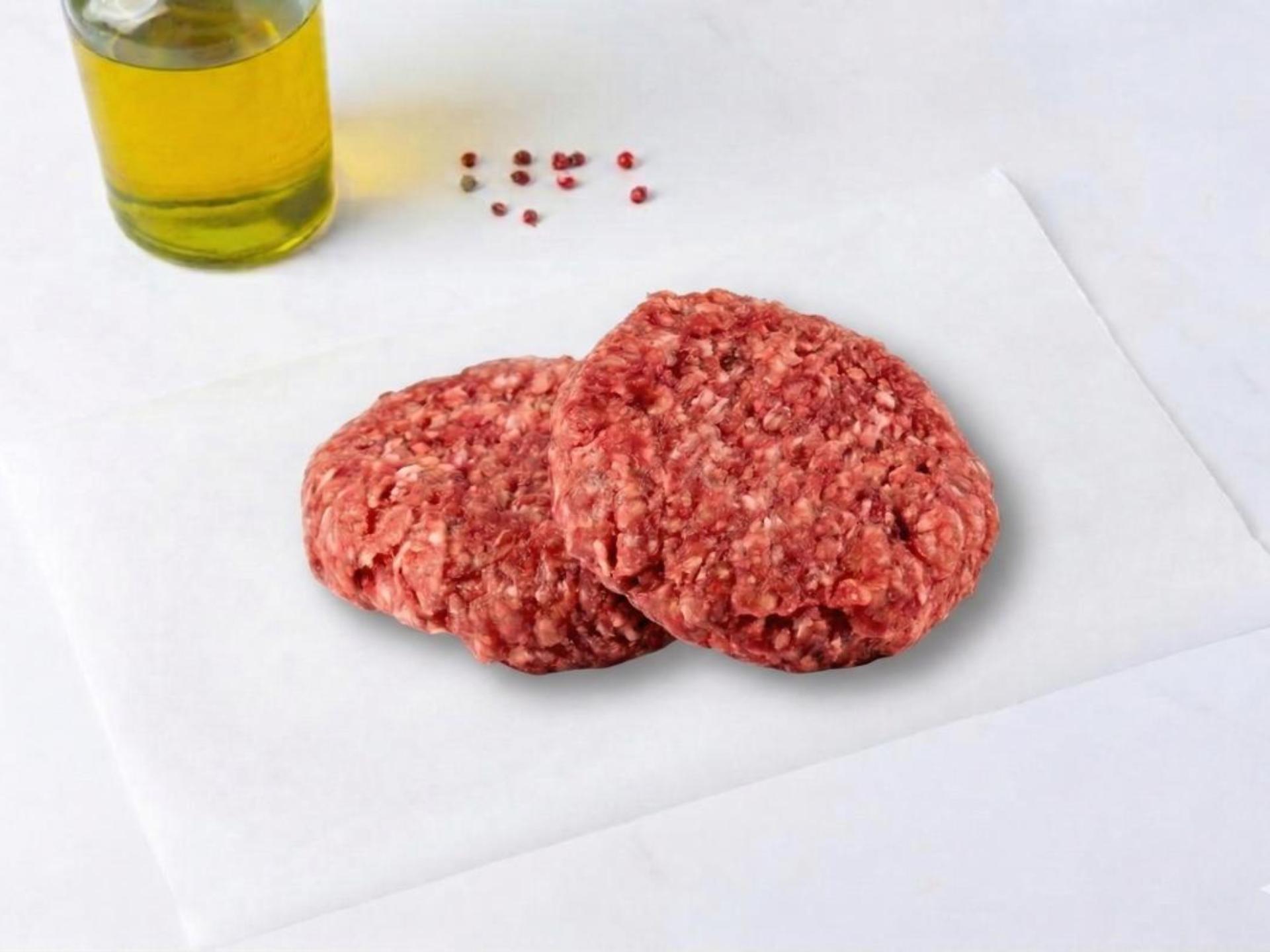 2 hamburger di bovino della Maremma