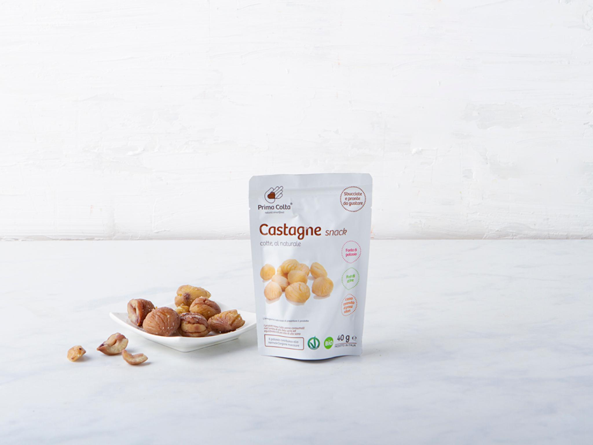Castagne snack cotte al naturale BIO