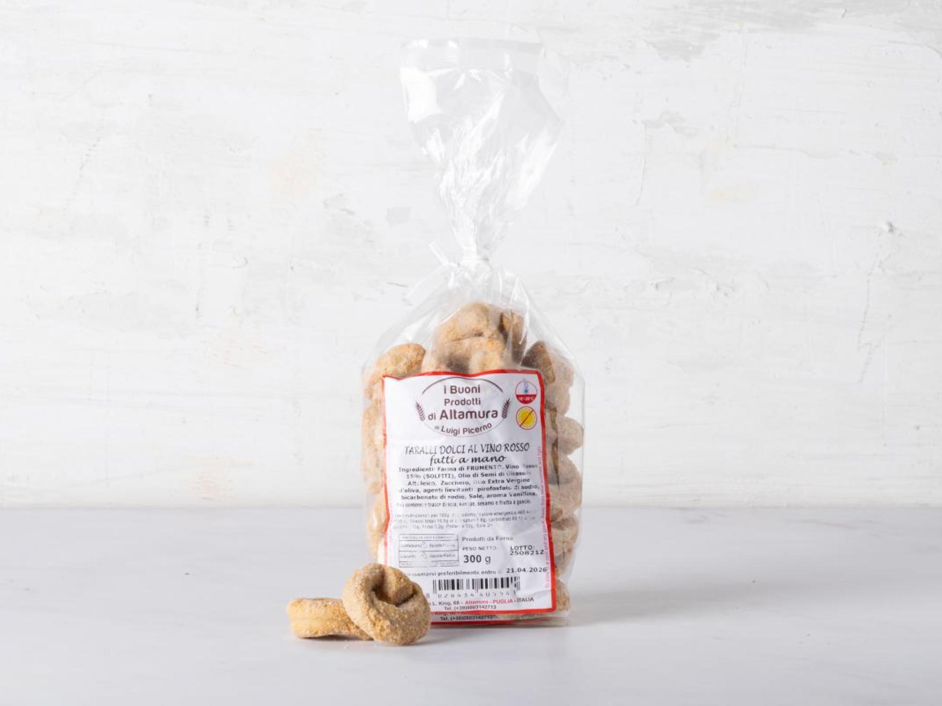 Taralli dolci al vino rosso