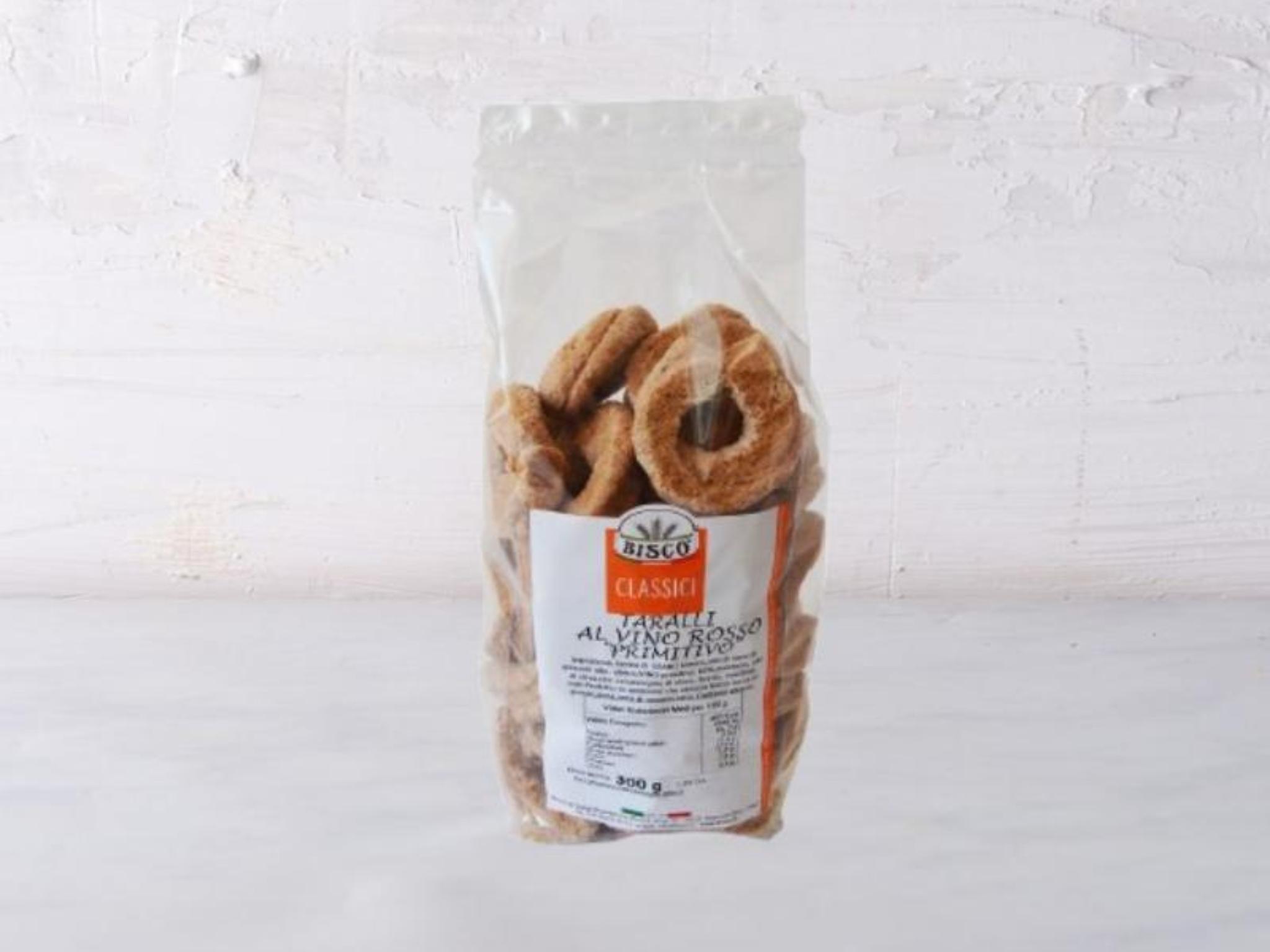 Taralli dolci al vino rosso