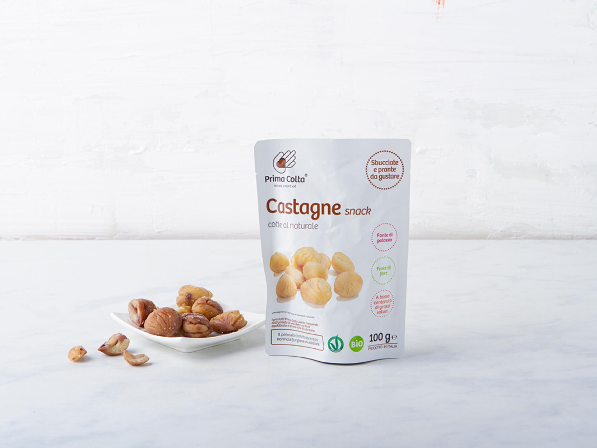 Castagne snack cotte al naturale BIO