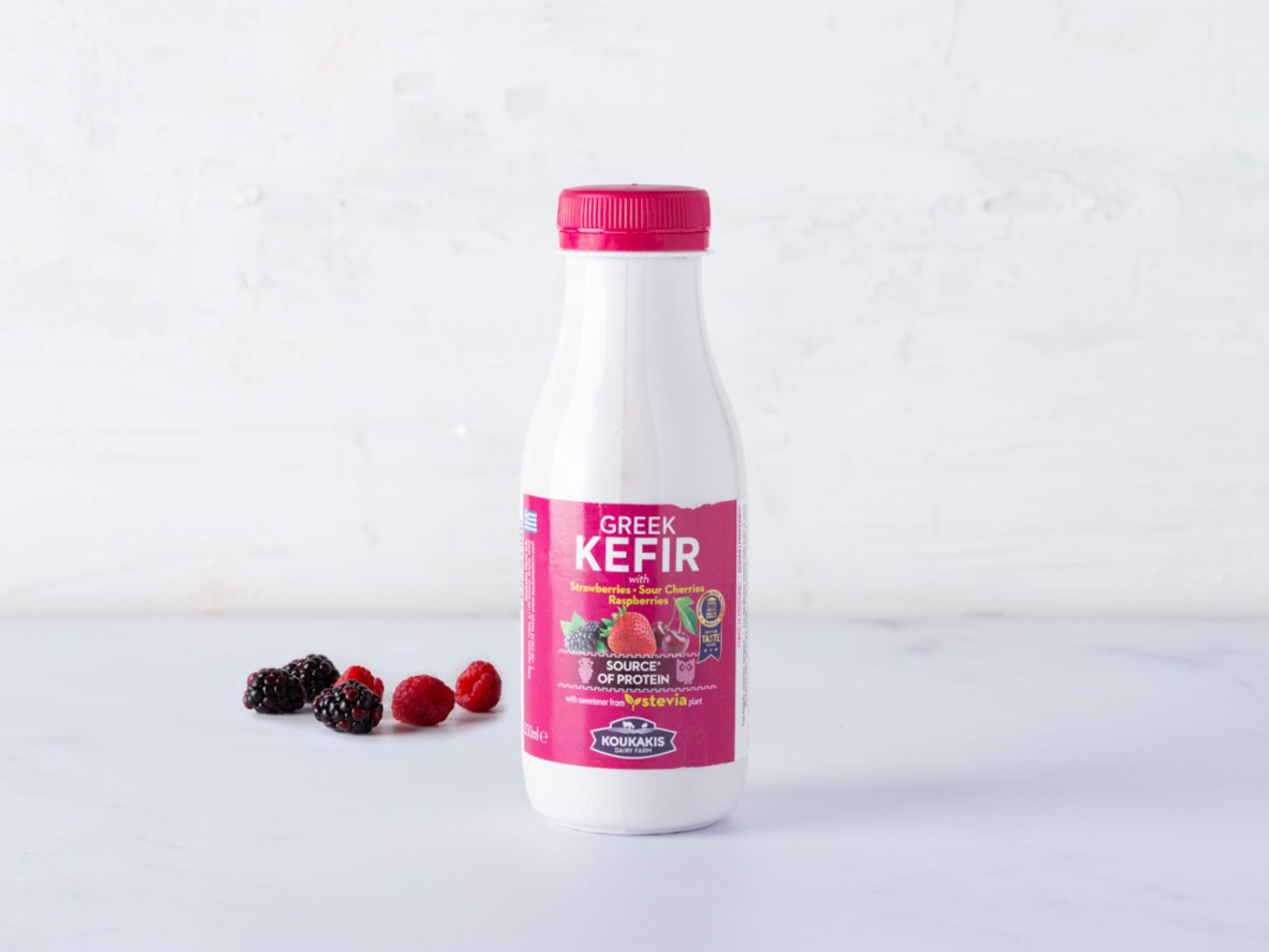 Kefir ai frutti rossi con stevia