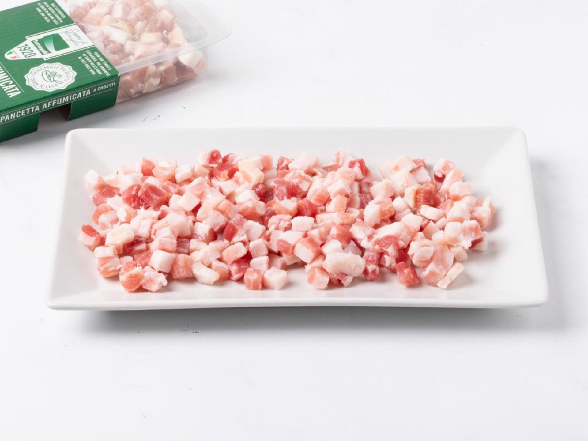 Pancetta affumicata a cubetti
