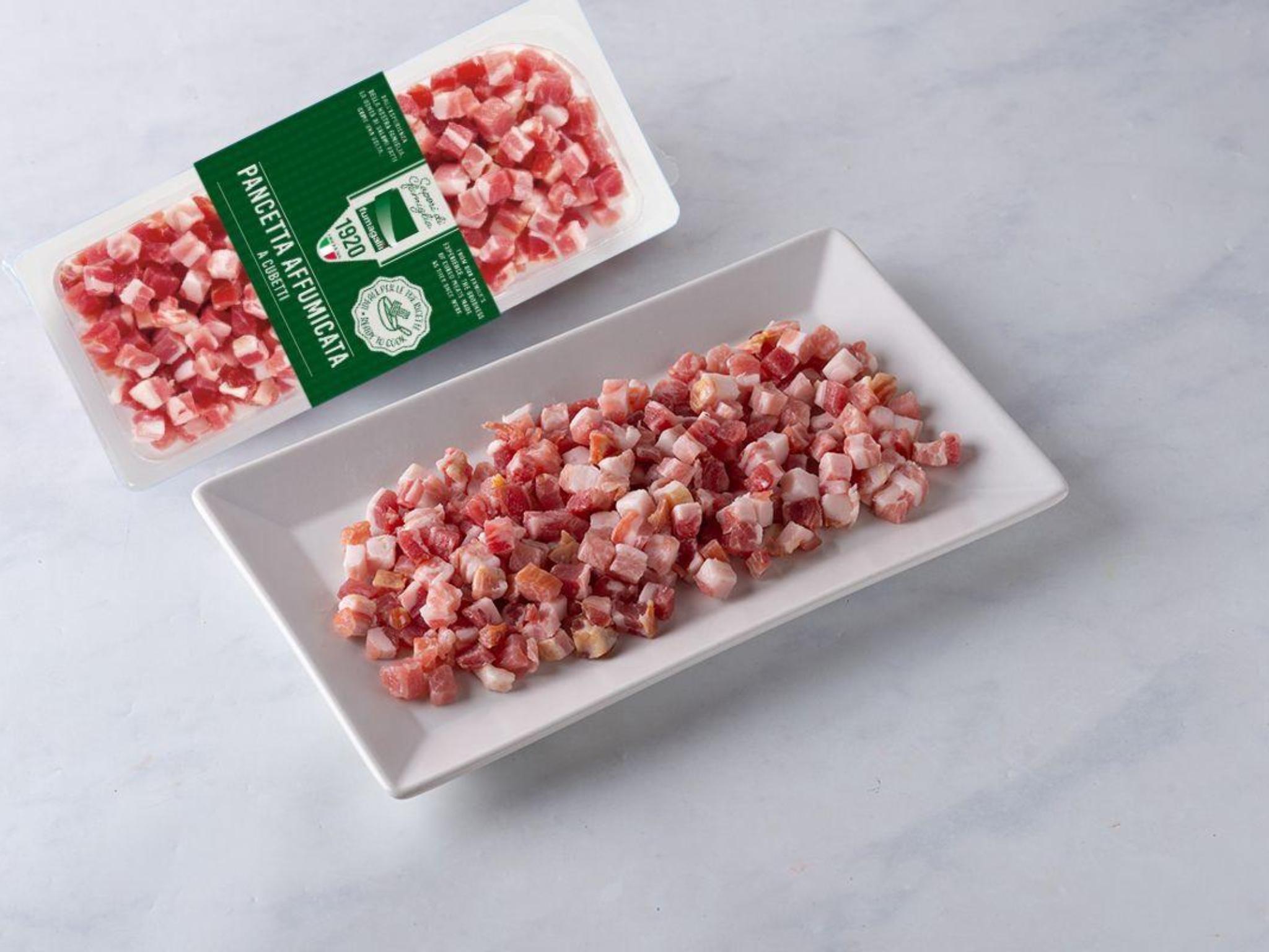 Pancetta affumicata a cubetti
