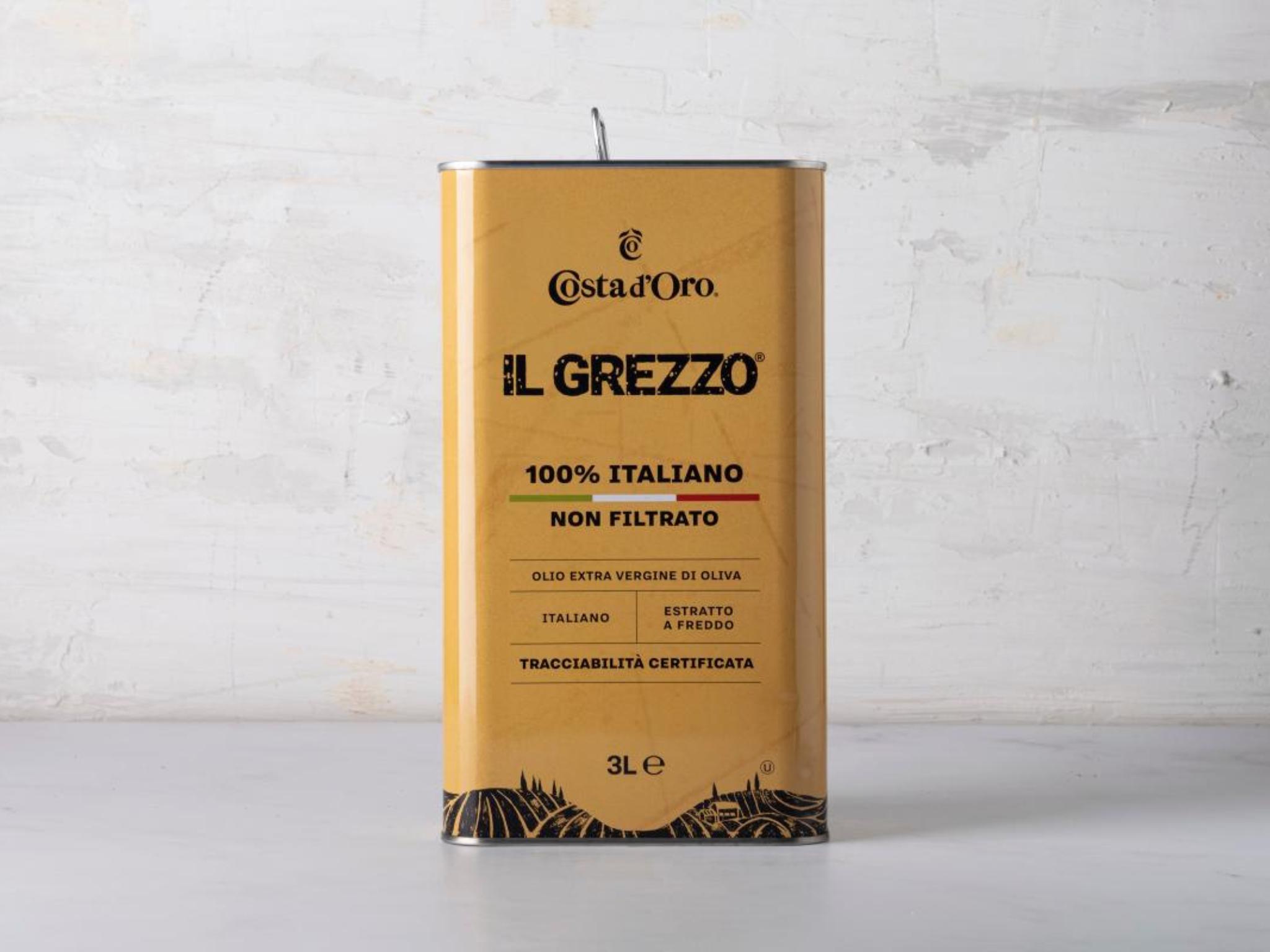Olio extra vergine di oliva grezzo