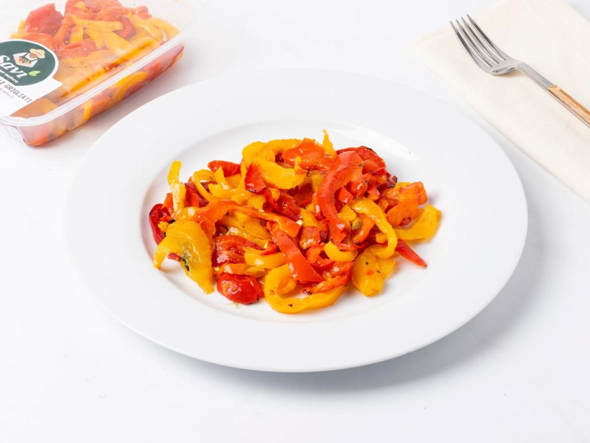 Peperoni a listarelle grigliati