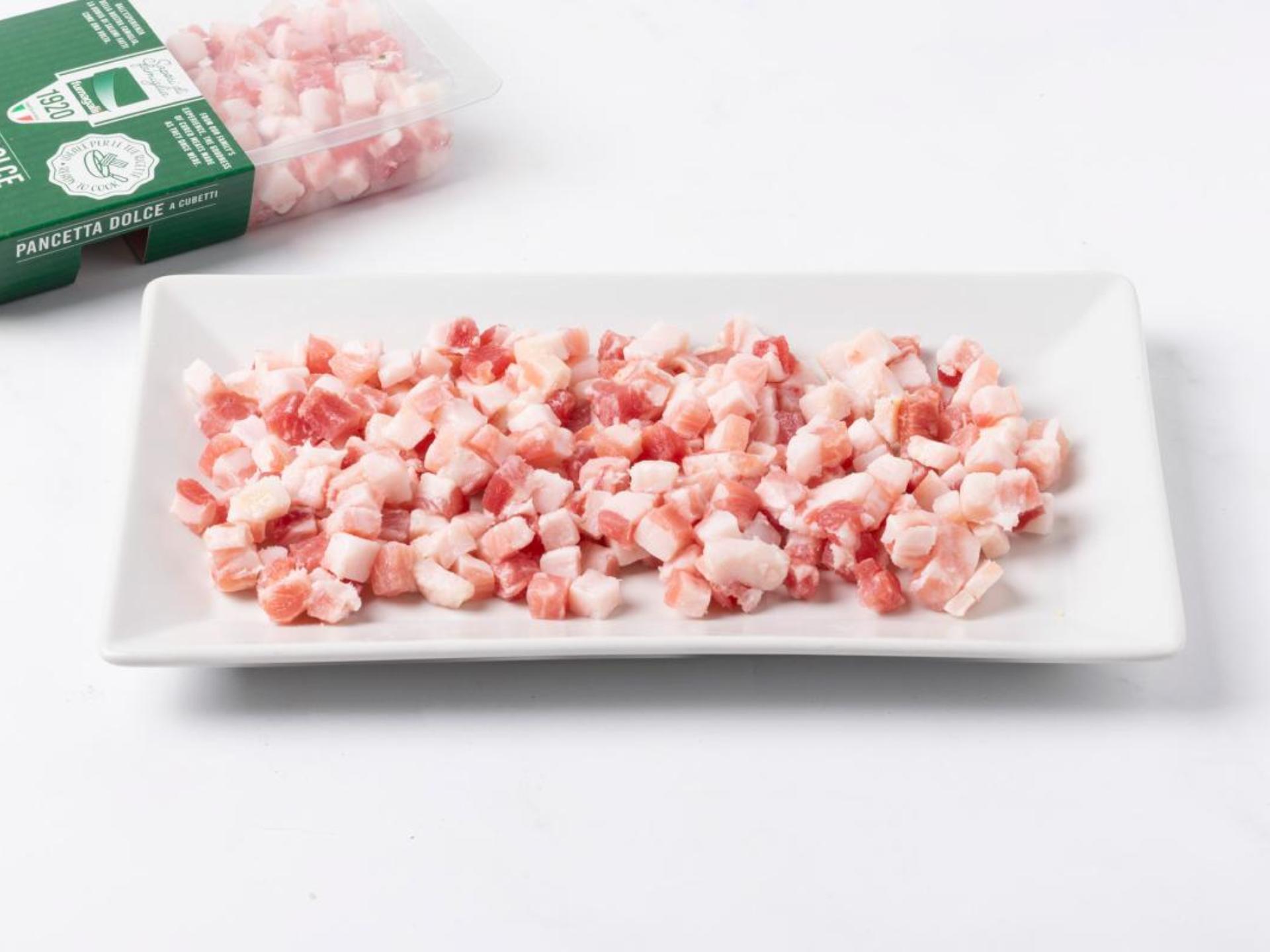 Pancetta dolce a cubetti