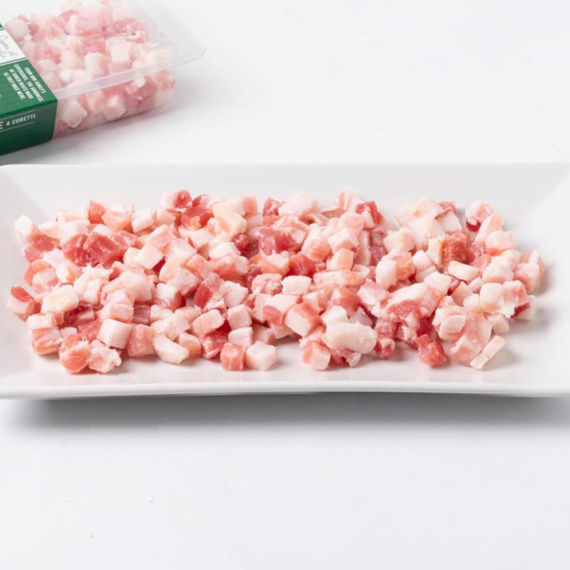 Pancetta dolce a cubetti