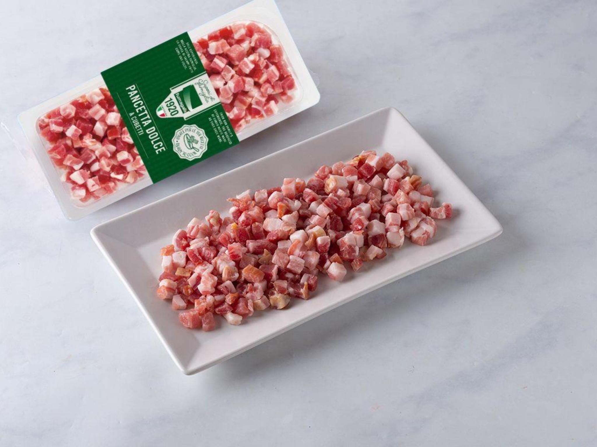 Pancetta dolce a cubetti