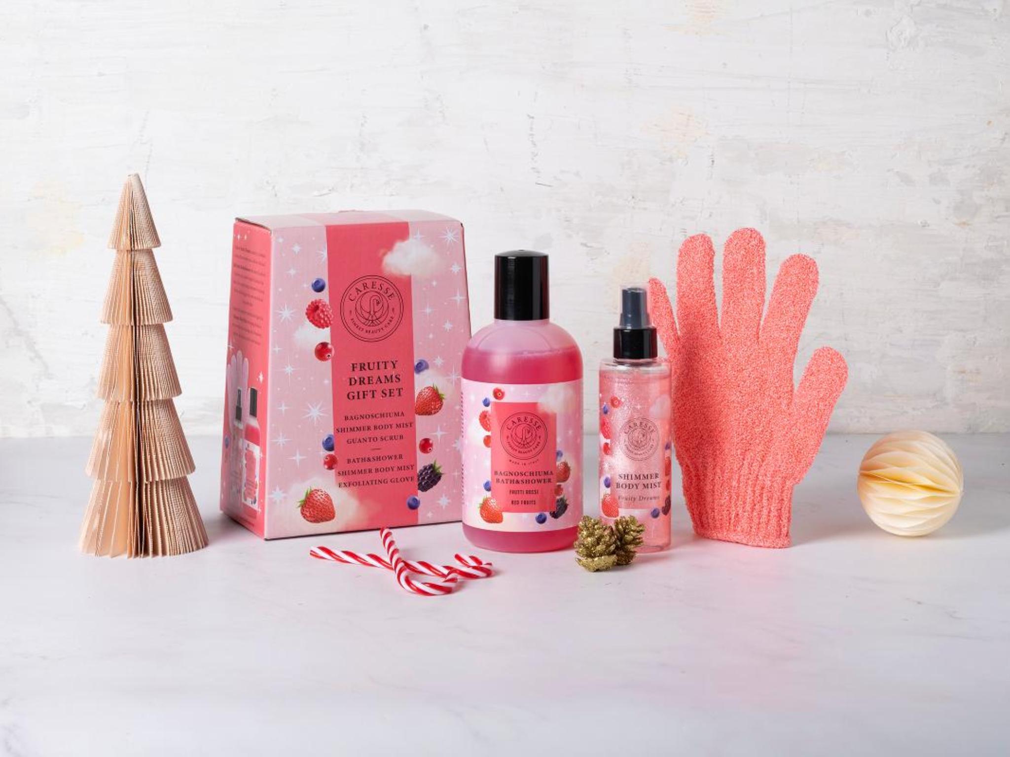 Set Fruity Dream con bagno doccia e shimmer body mist