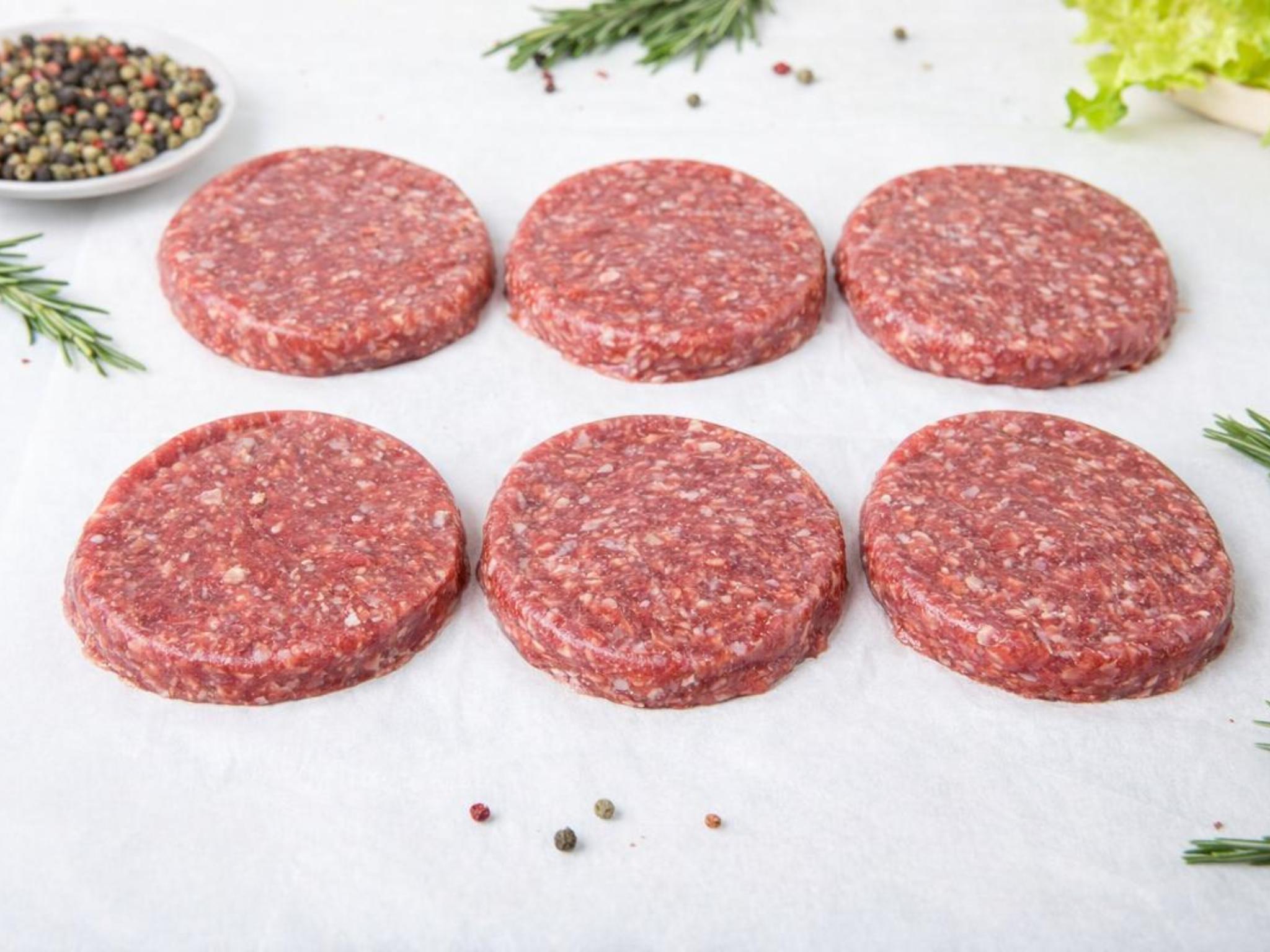 6 hamburger Giotto di fassone piemontese