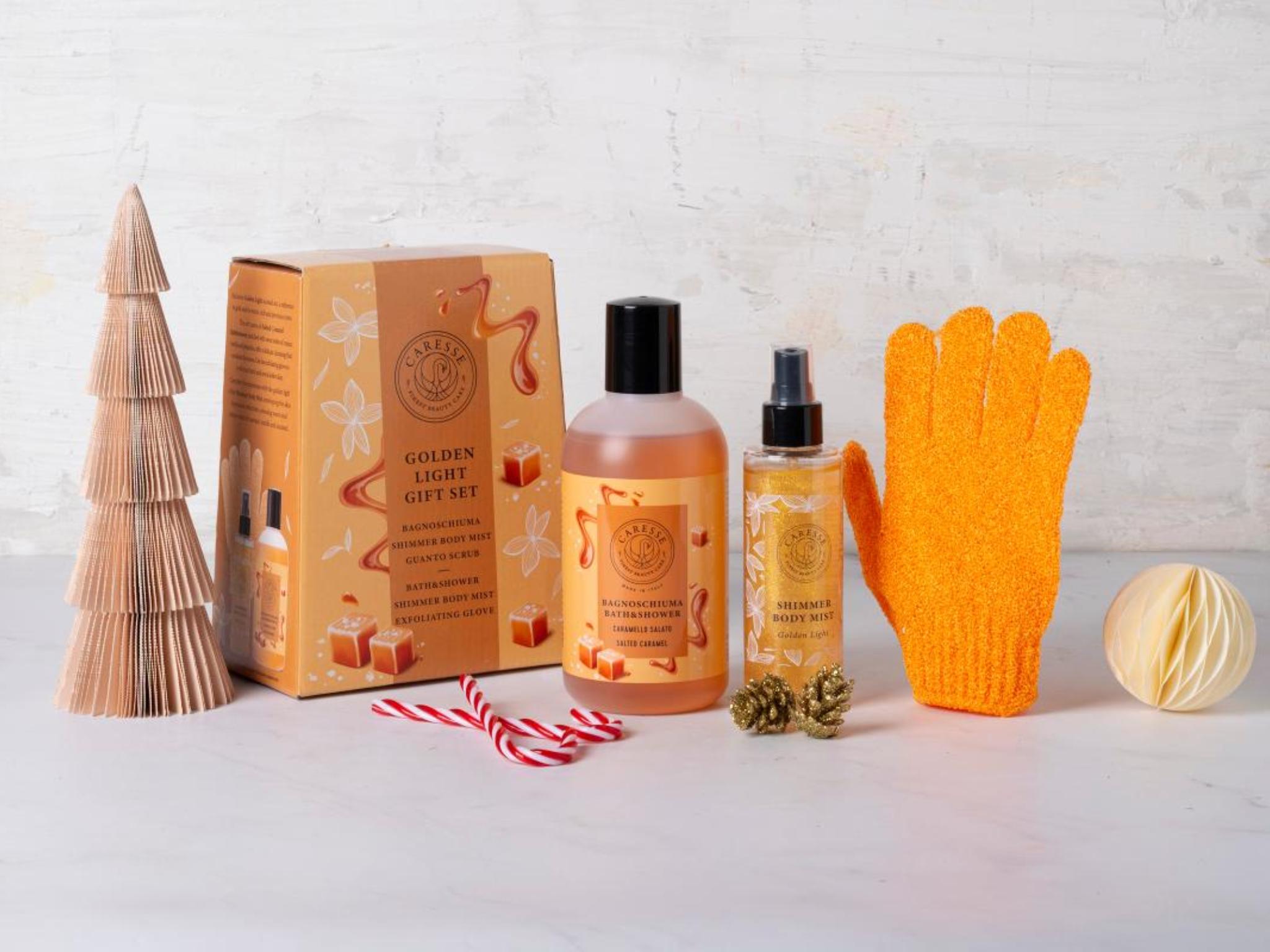 Set Golden Light bagno schiuma e shimmer body mist