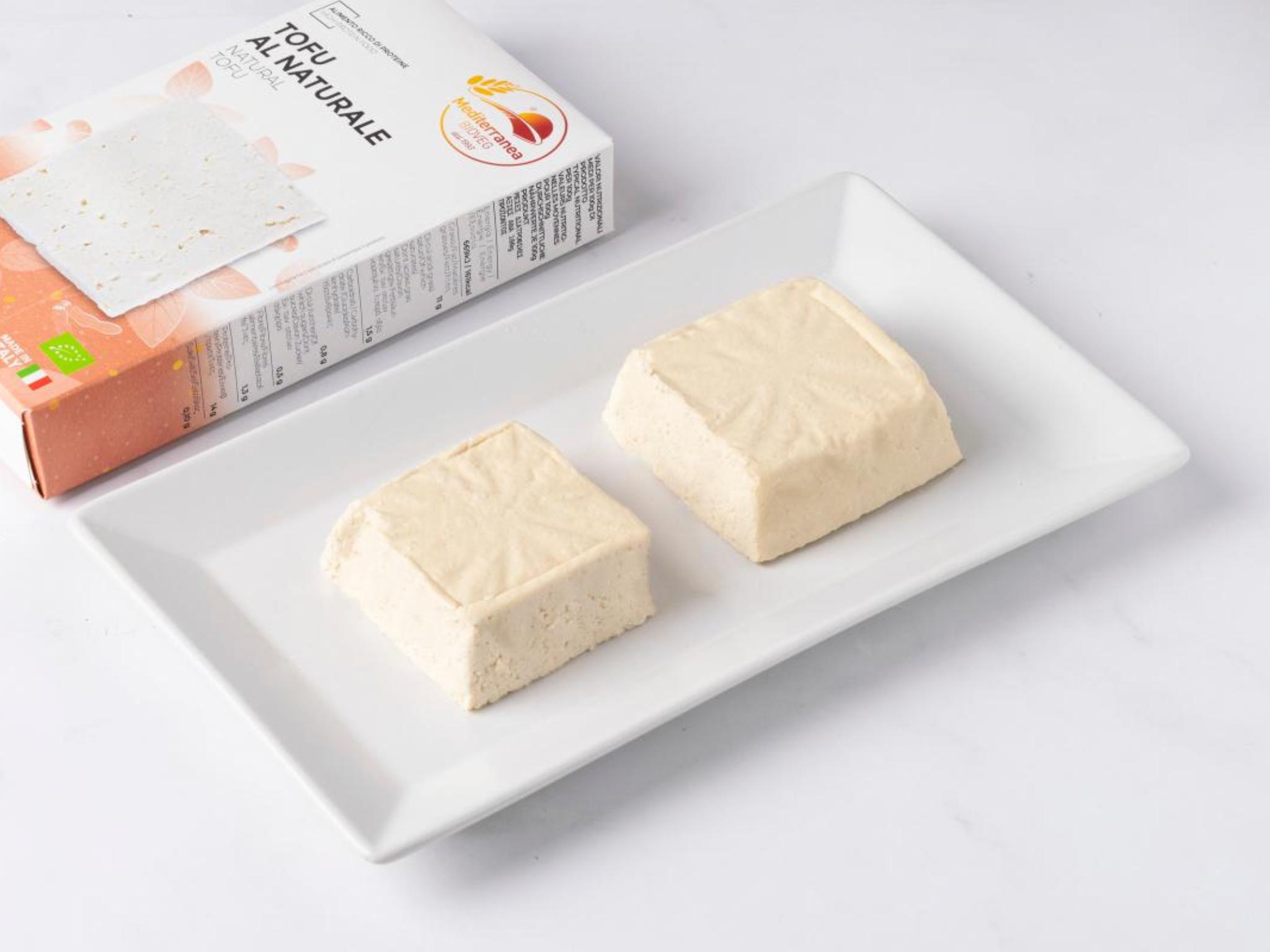 Tofu al naturale da soia italiana BIO
