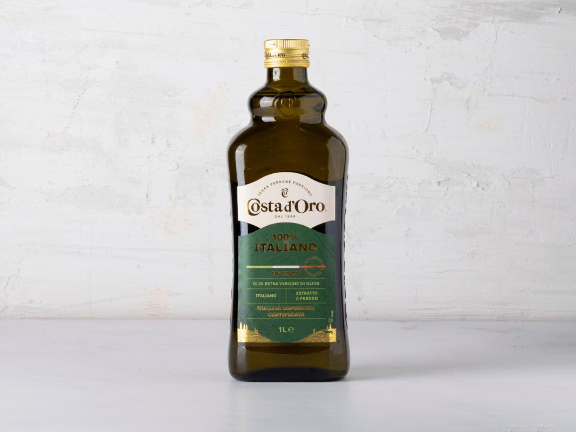 Olio extra vergine di oliva 100% italiano