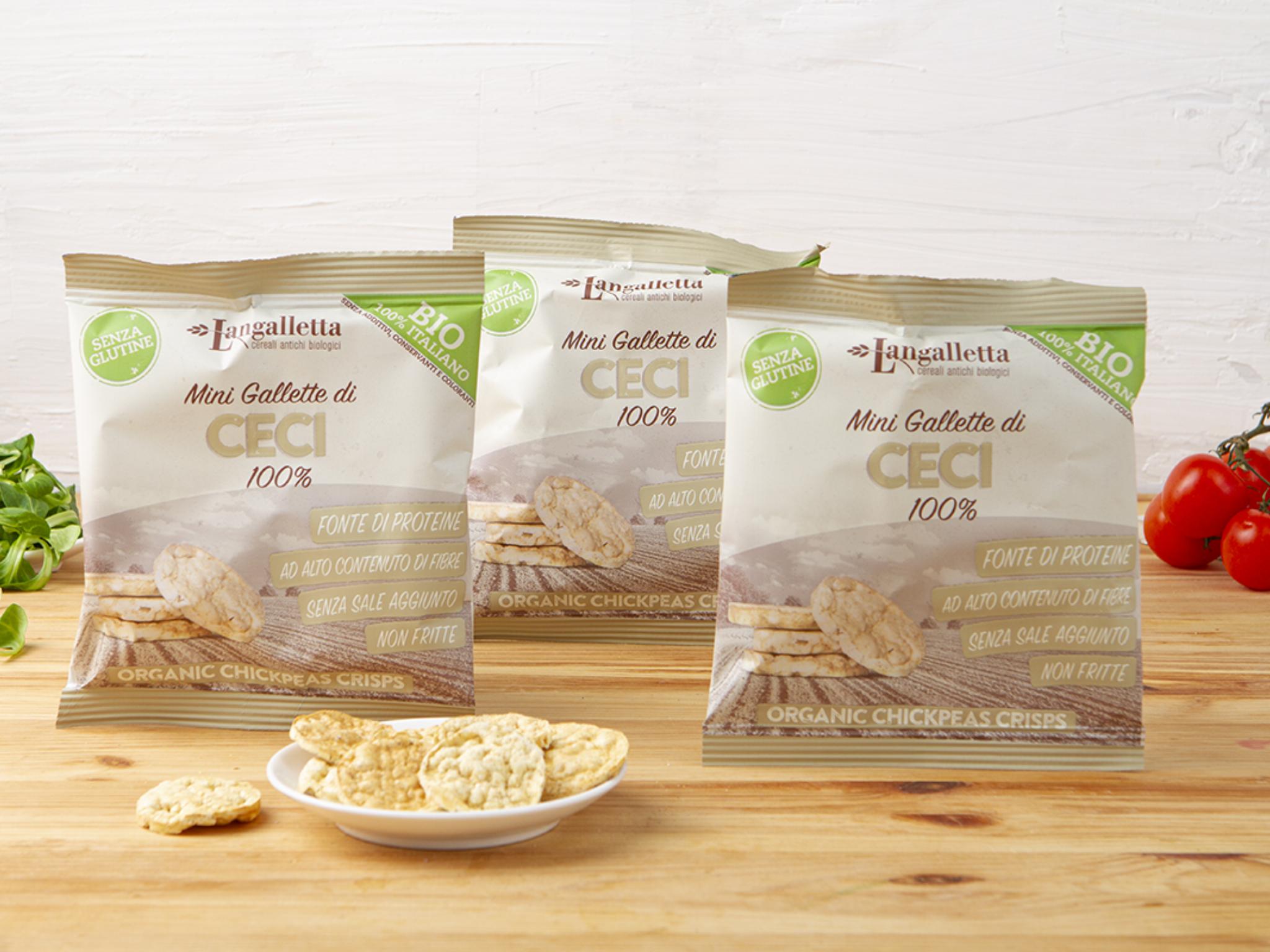 3 Mini gallette di ceci BIO