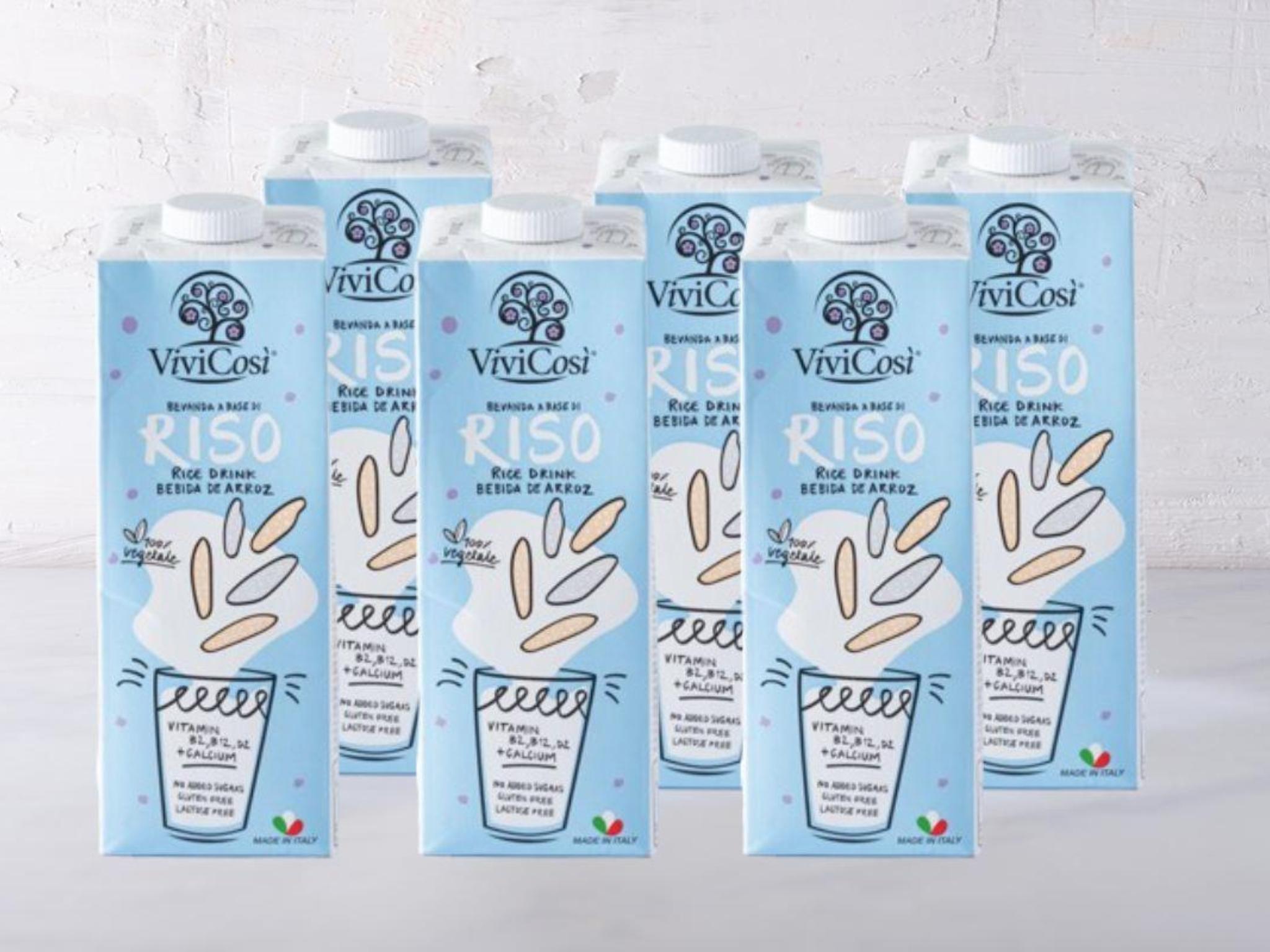 6 Bevanda di riso senza zuccheri aggiunti con calcio e vitamine