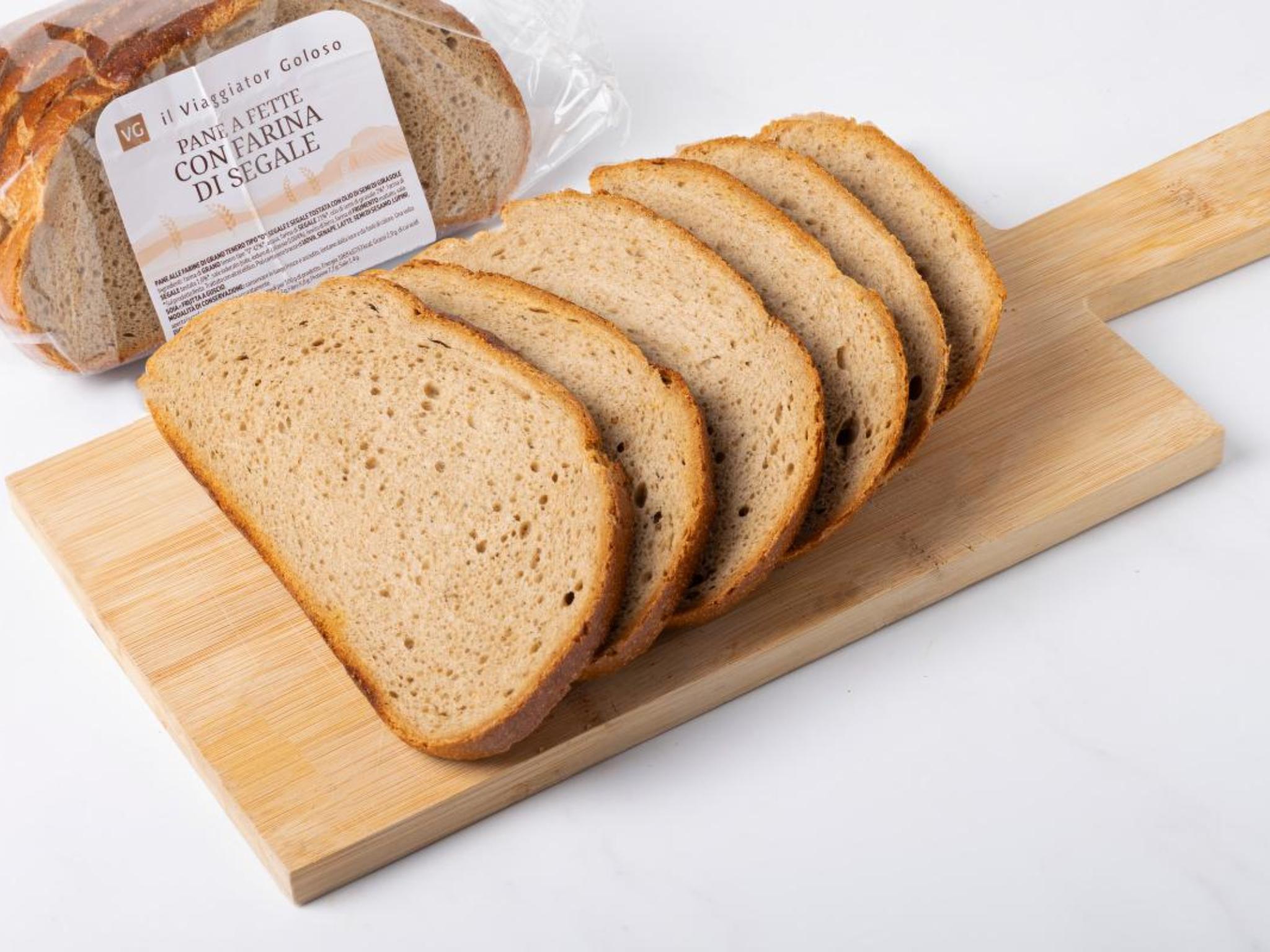 Pane alla segale a fette