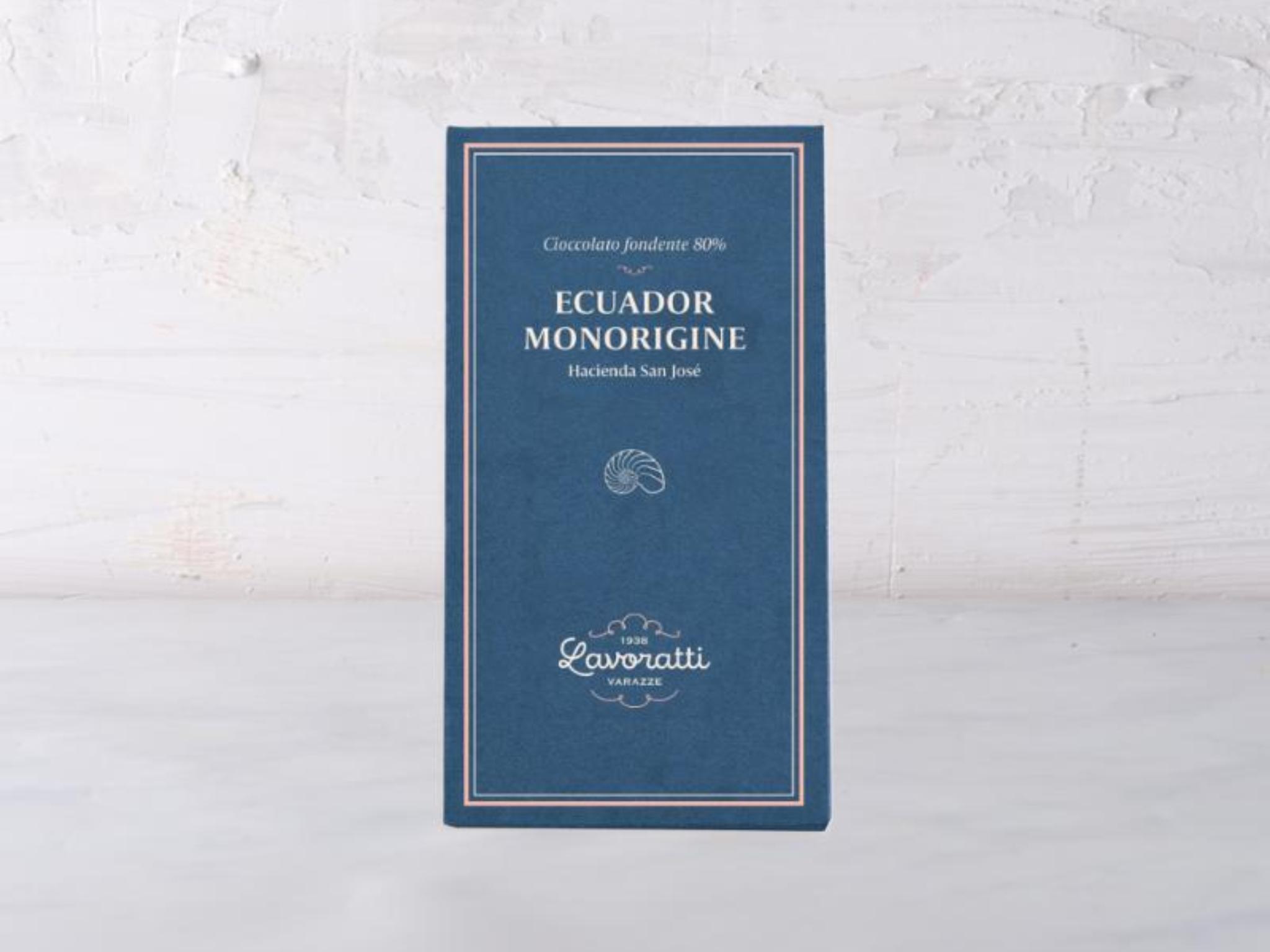 Tavoletta di cioccolato fondente 80% Ecuador