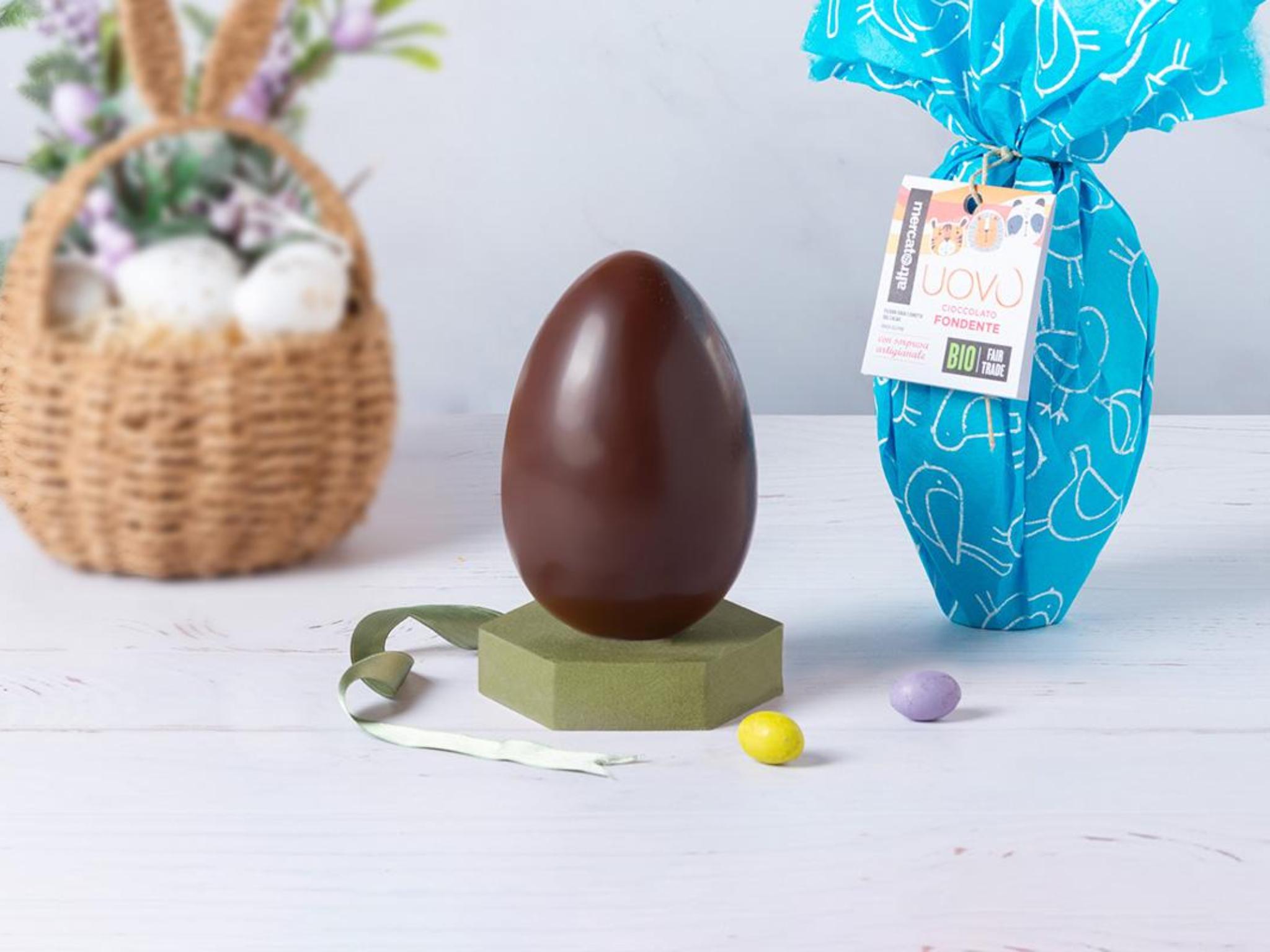 Uovo di cioccolato fondente BIO