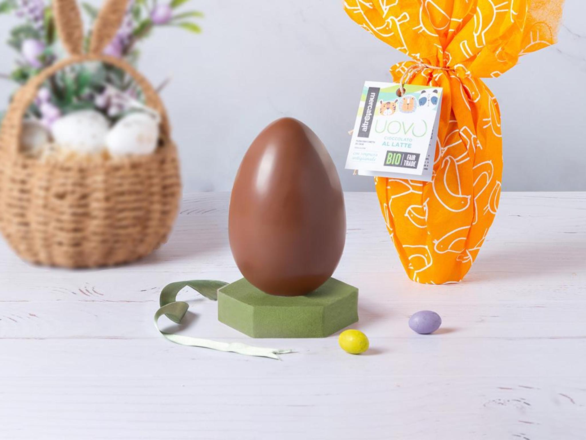 Uovo di cioccolato al latte BIO