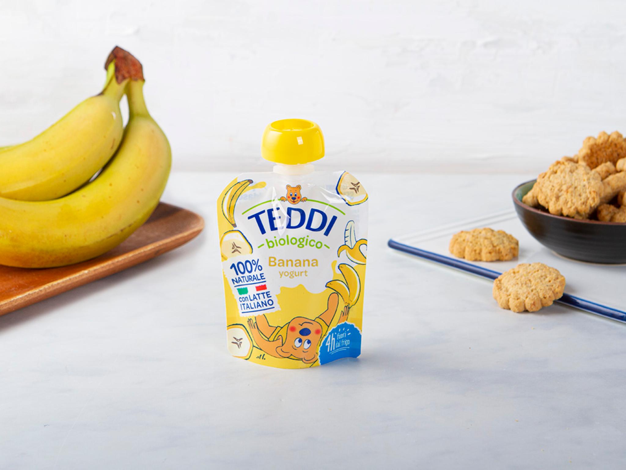 Yogurt intero alla banana da bere BIO