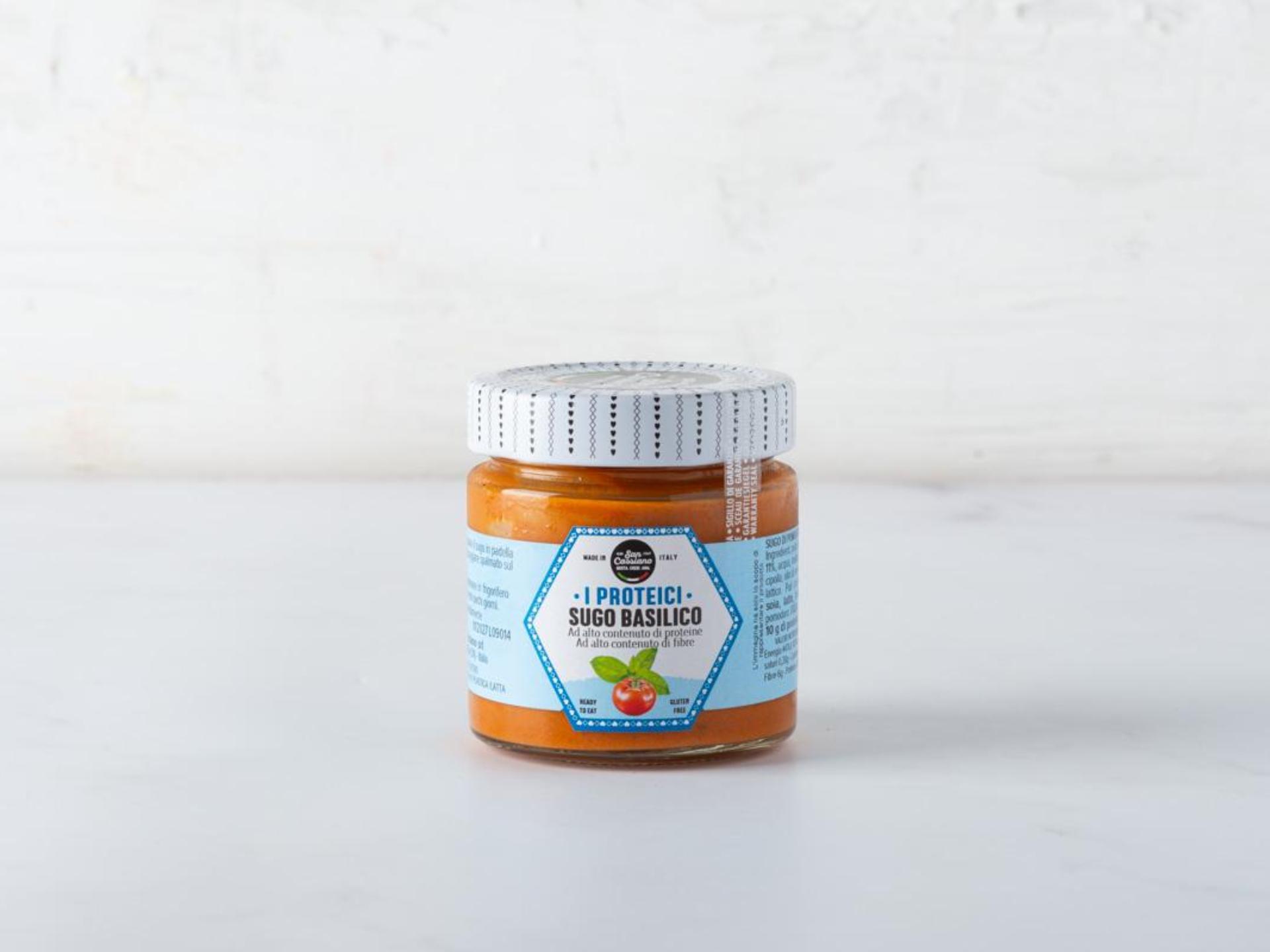 Sugo proteico con basilico