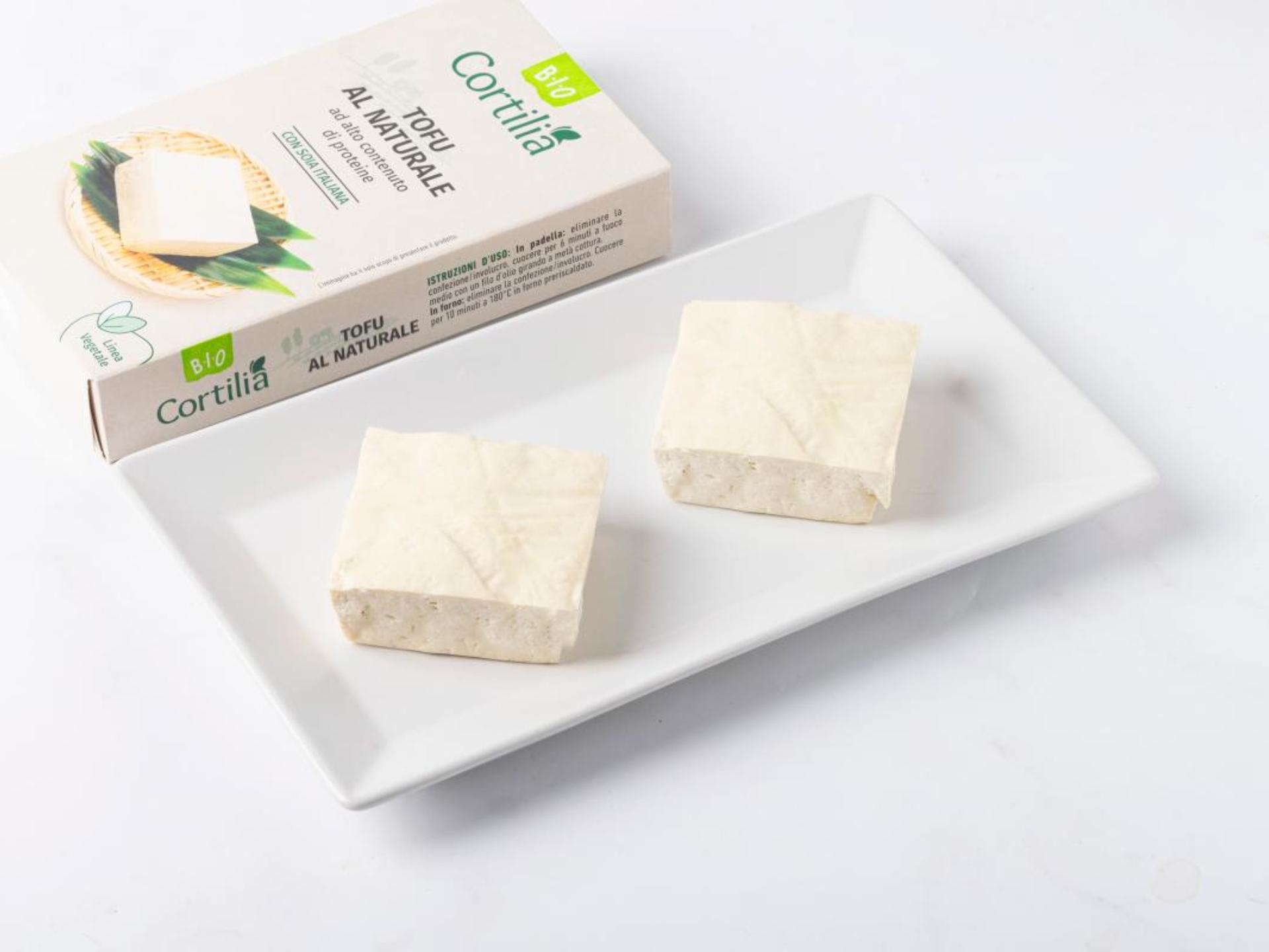 Tofu al naturale con soia italiana BIO