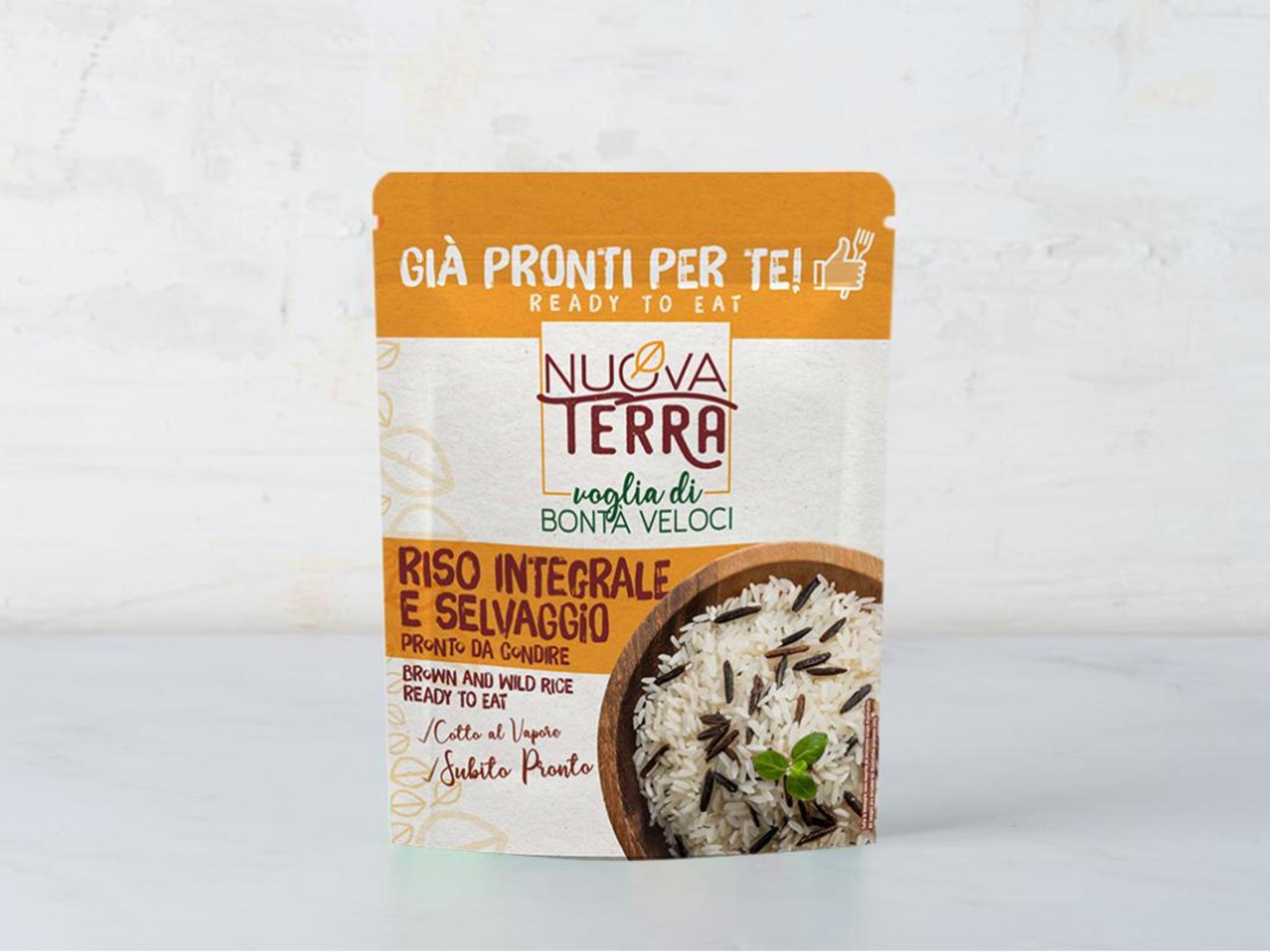 Riso selvaggio integrale pronto da condire