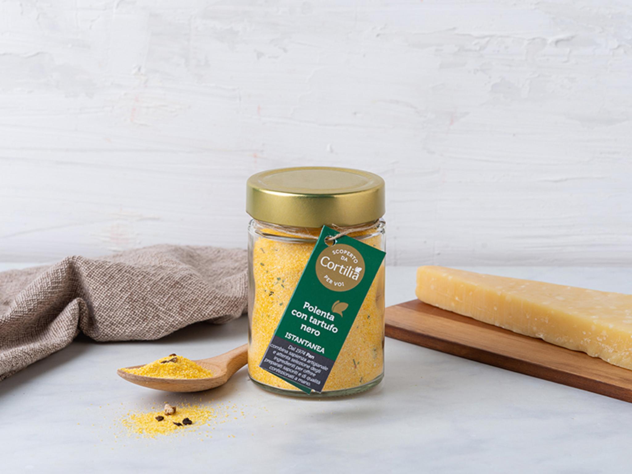 Polenta istantanea con tartufo