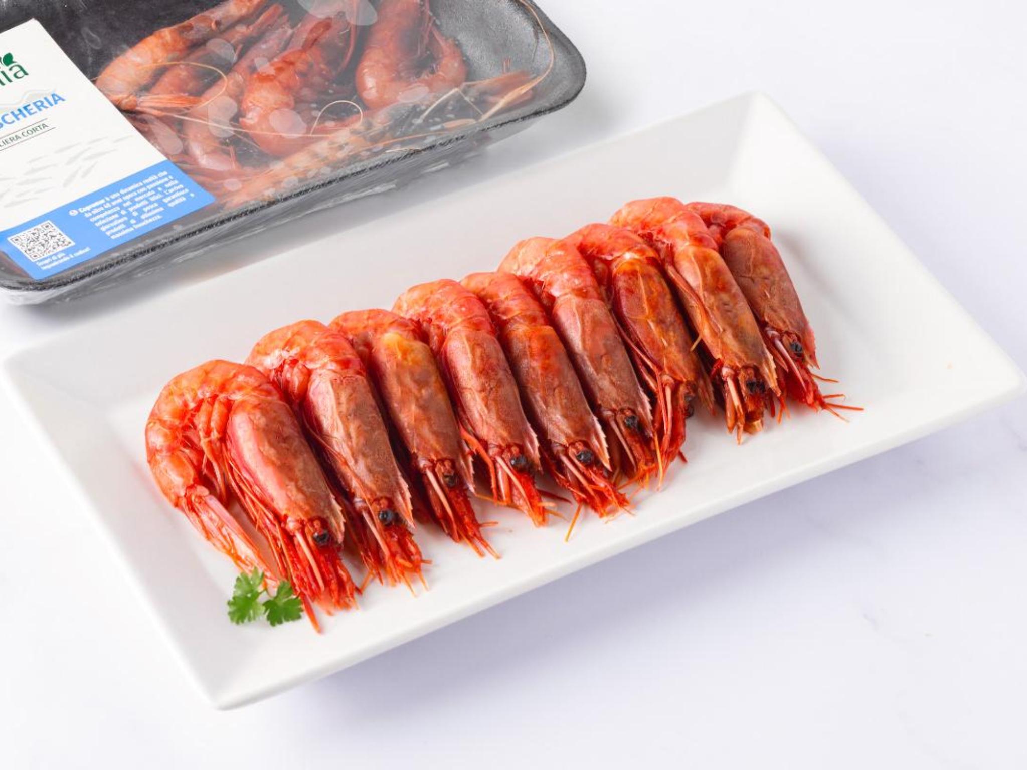 Gamberi rossi del Mediterraneo