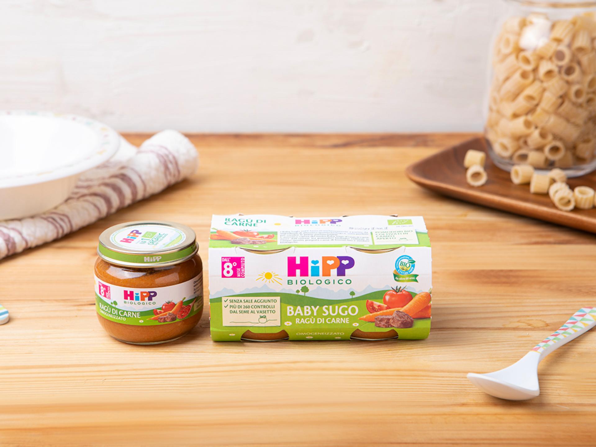 2 Baby sugo ragù di manzo omogeneizzato BIO