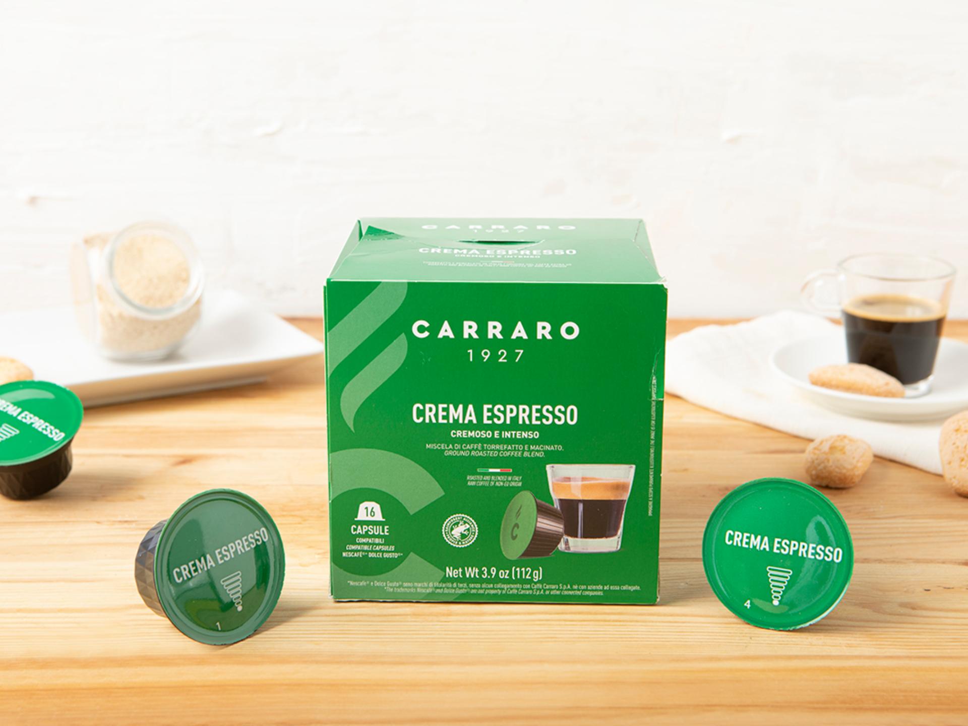 16 capsule di caffè crema espresso