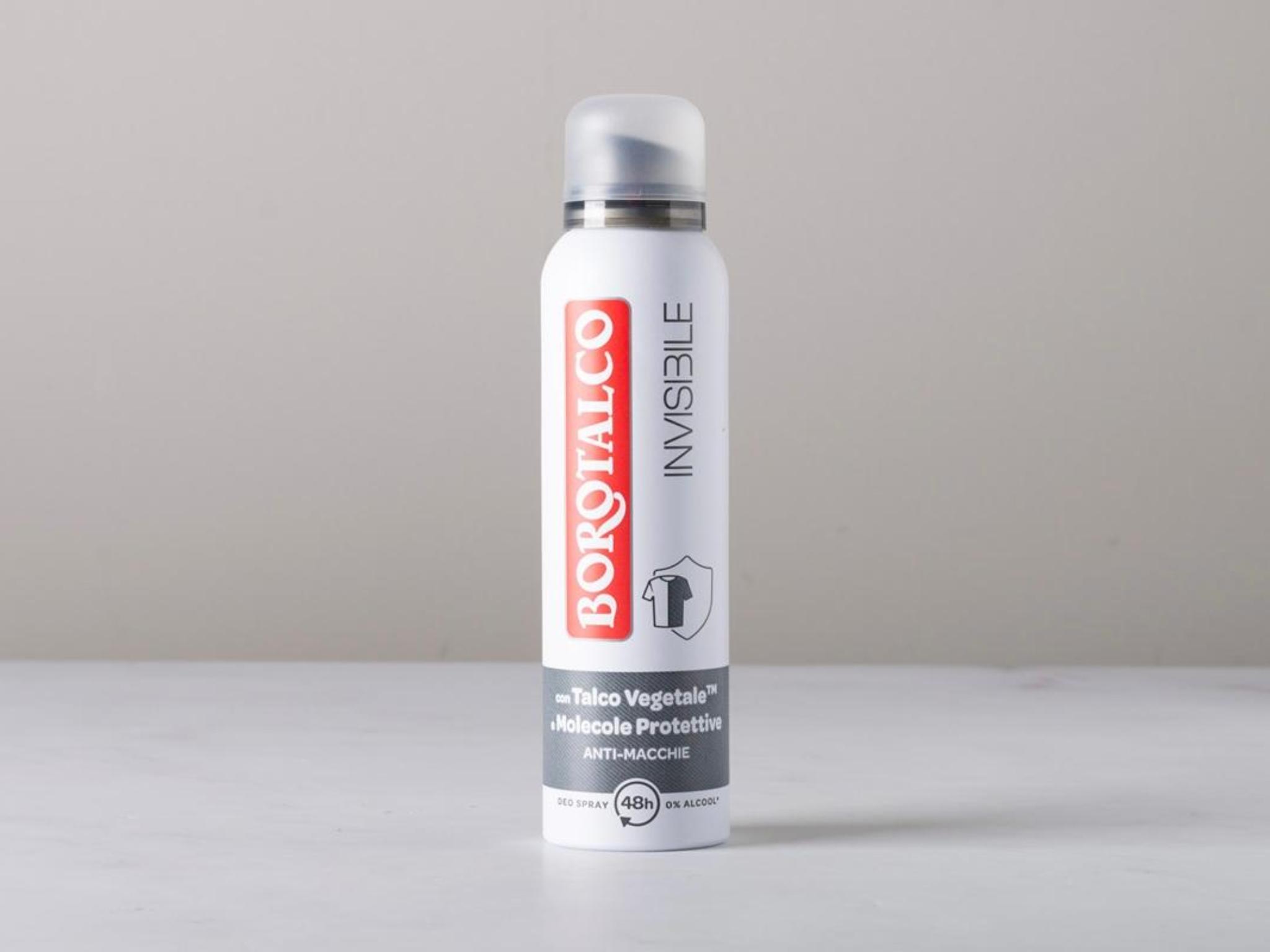 Deodorante spray invisibile