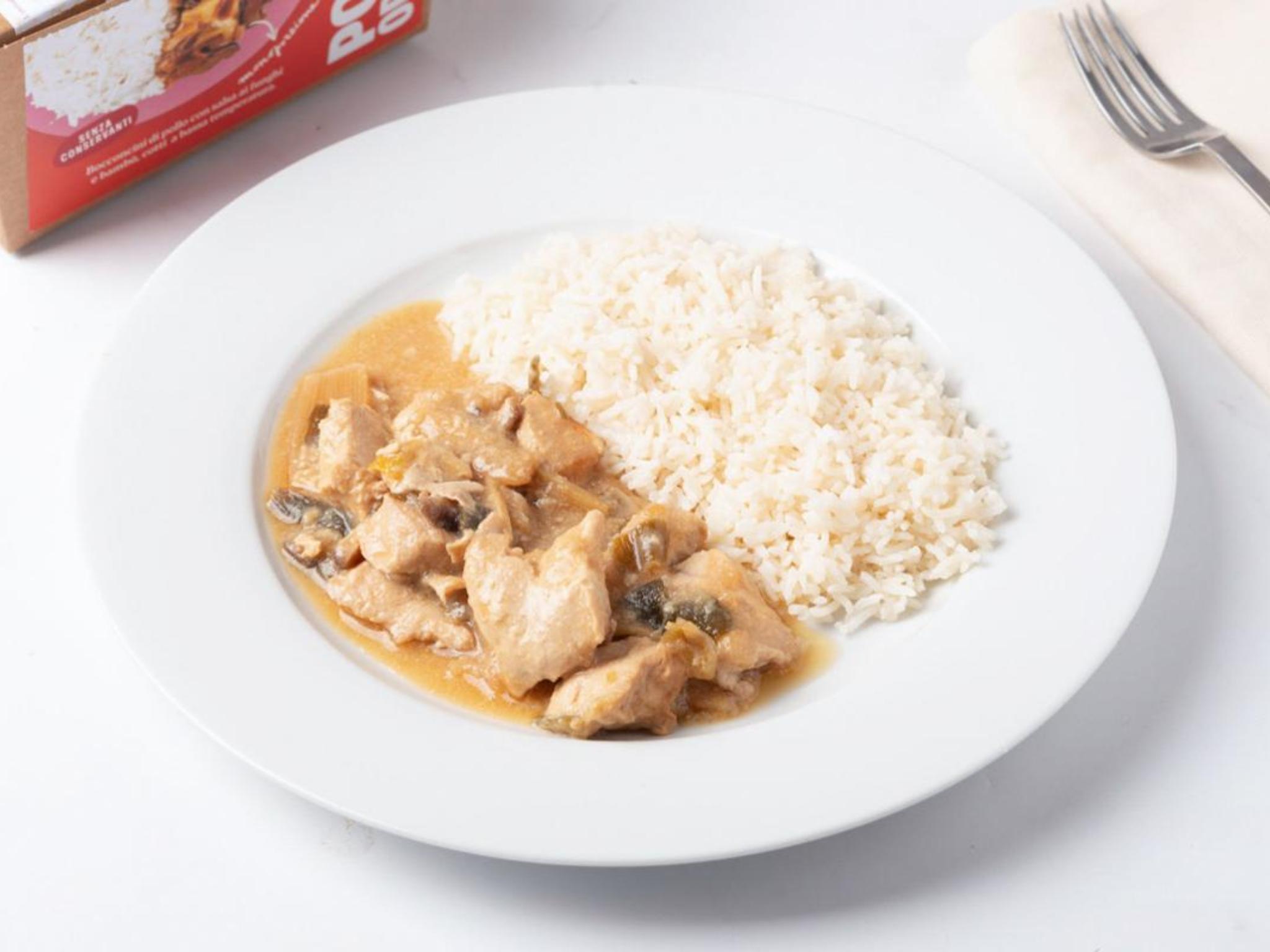 Pollo orientale con riso basmati