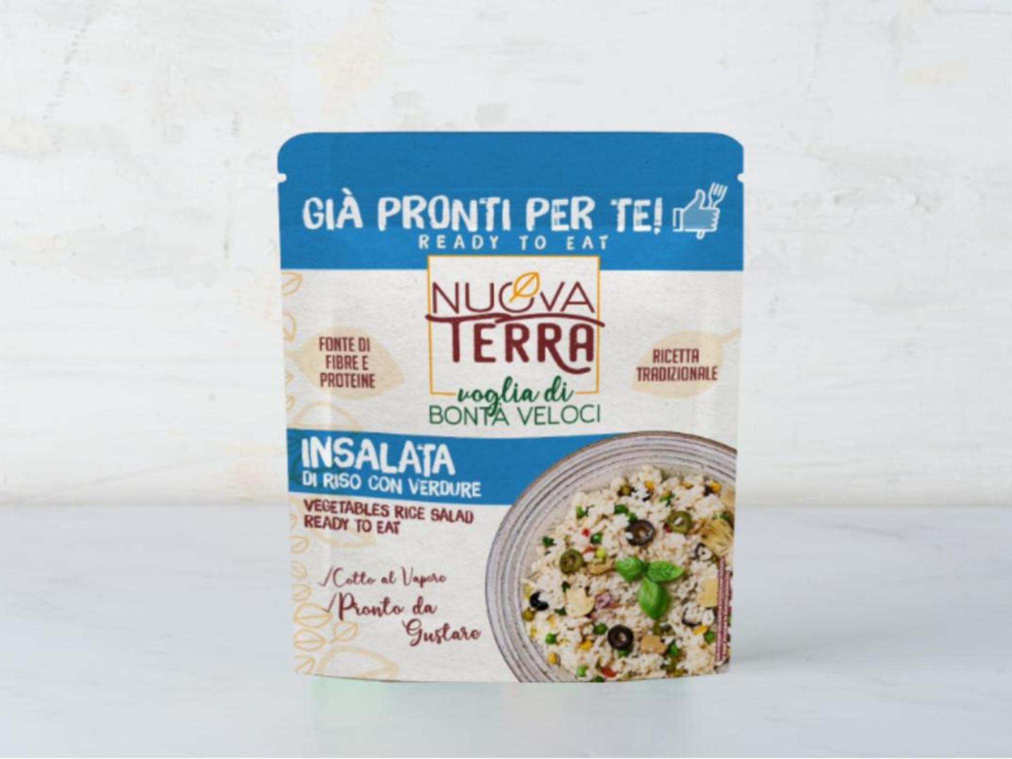 Insalata di riso con verdure pronta