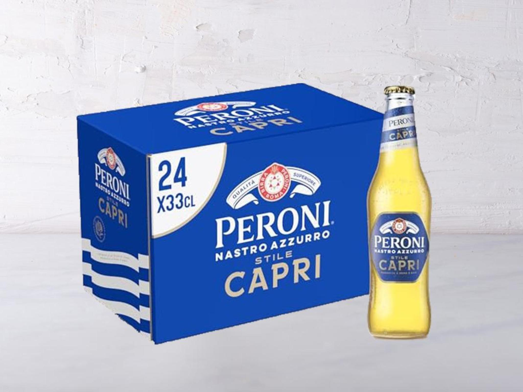 24 Birra Peroni Nastro Azzurro stile Capri