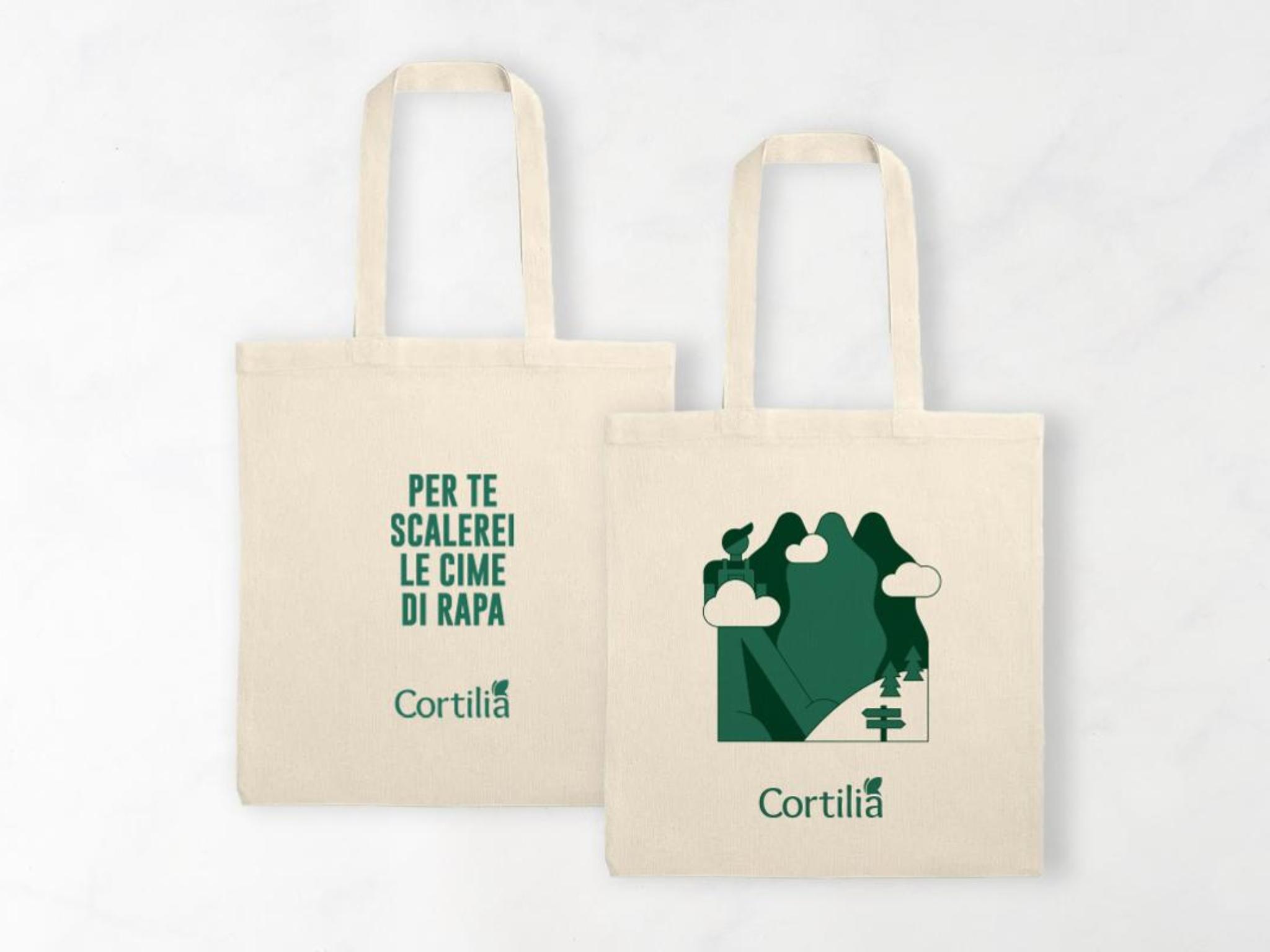 Bag "Per te scalerei le cime di rapa"