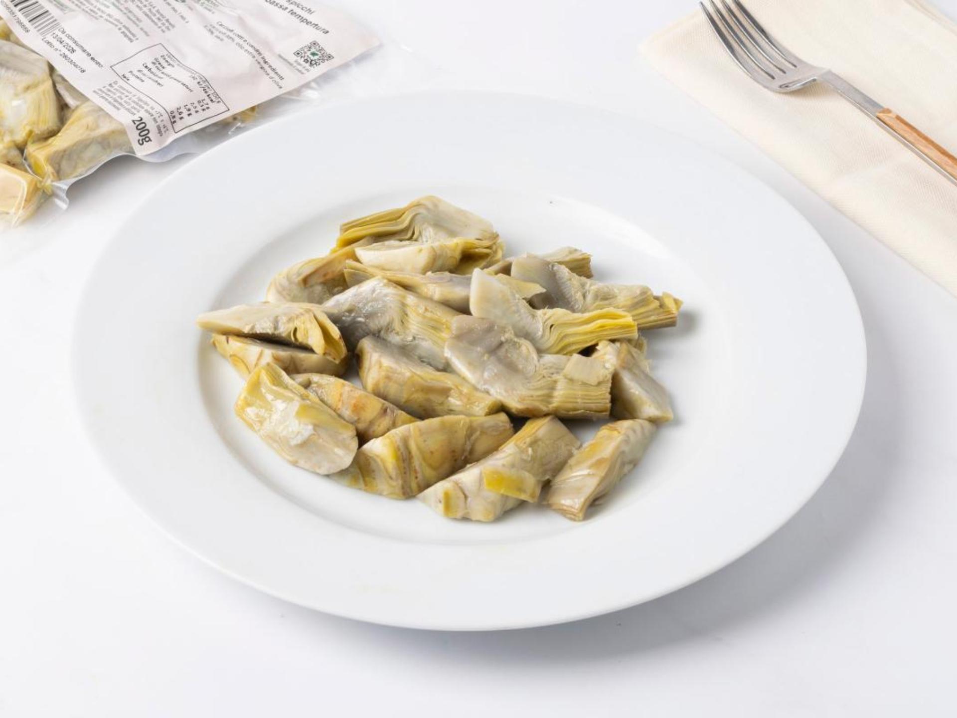 Carciofi a spicchi cotti al vapore