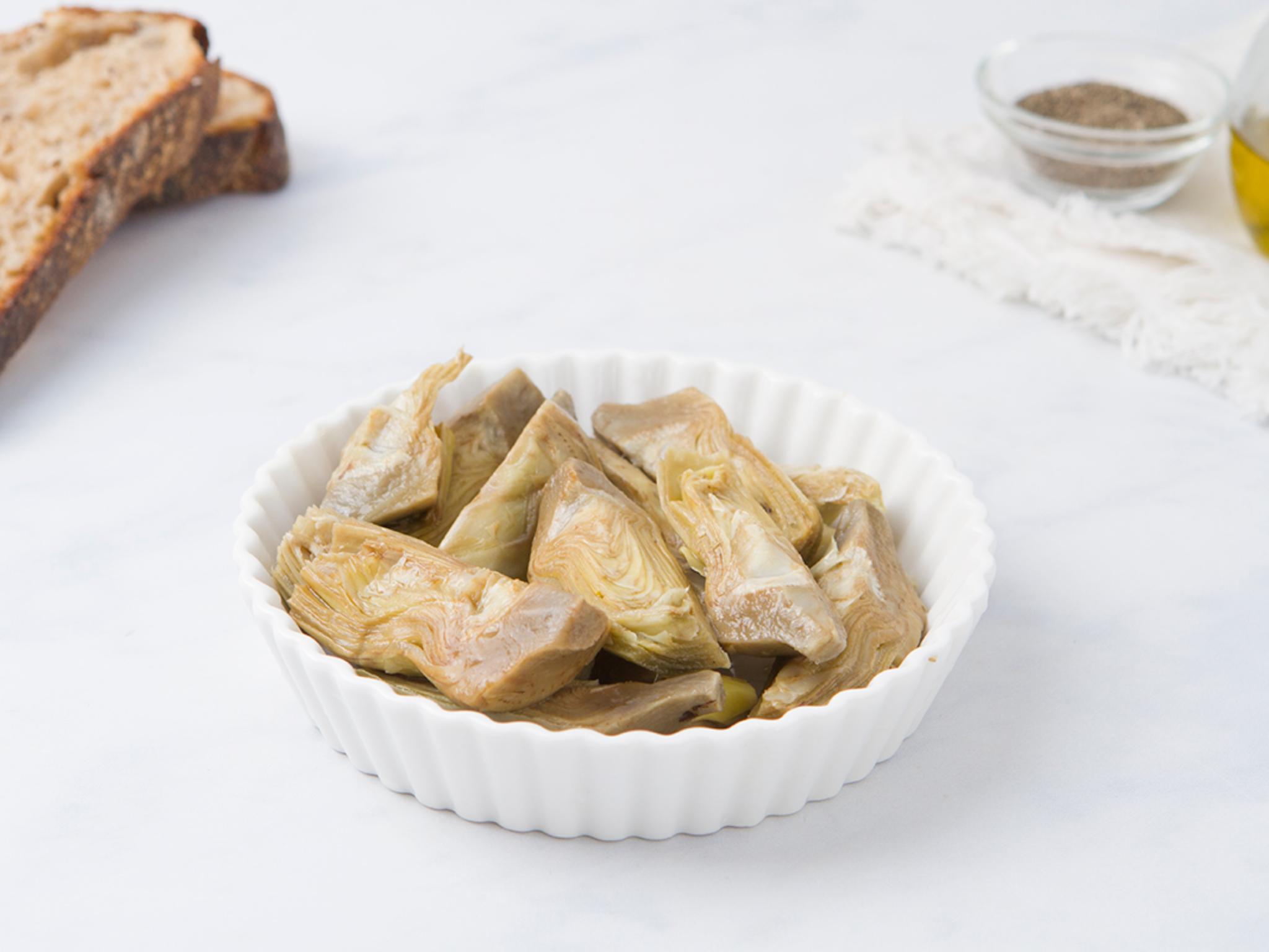 Carciofi a spicchi cotti al vapore