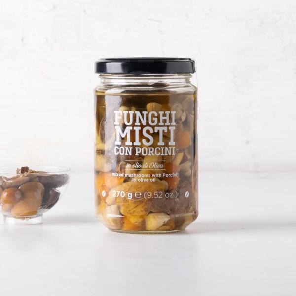 Borgolab Funghi misti con Porcini in olio di oliva | 270 g