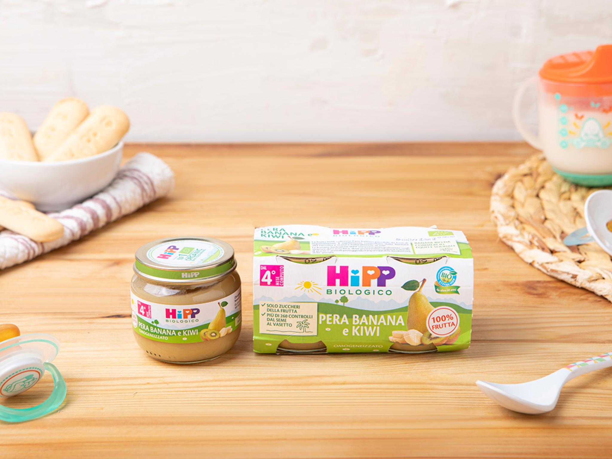 2 Omogeneizzato di pera, kiwi e banana BIO