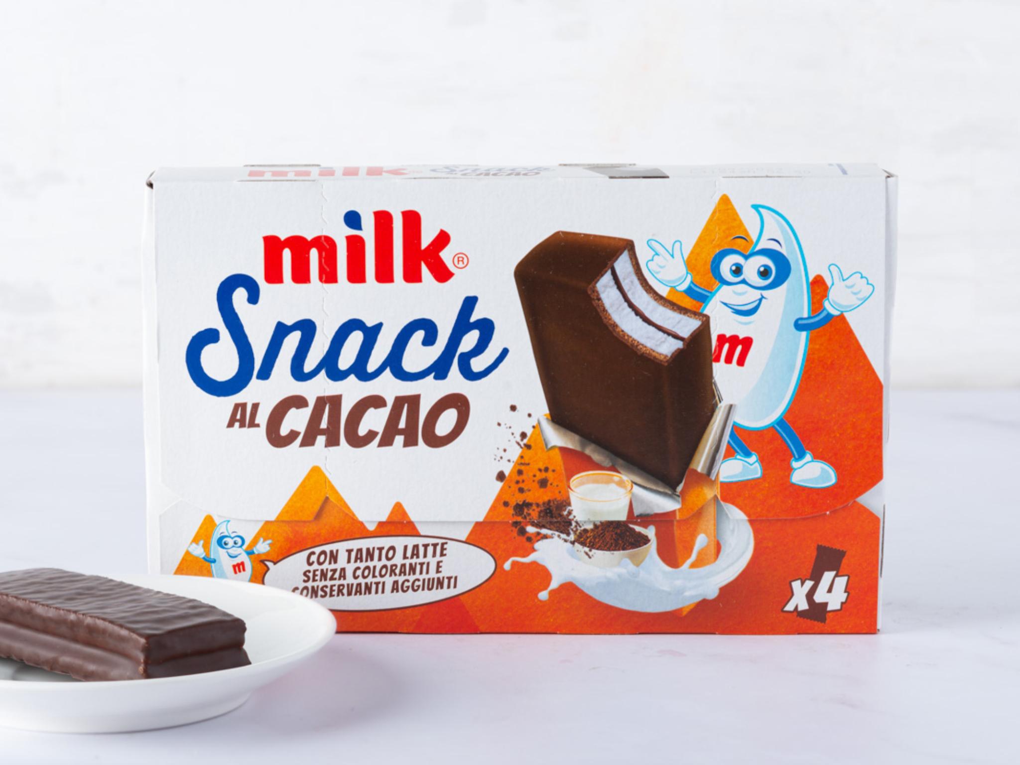 Snack fresco al cacao