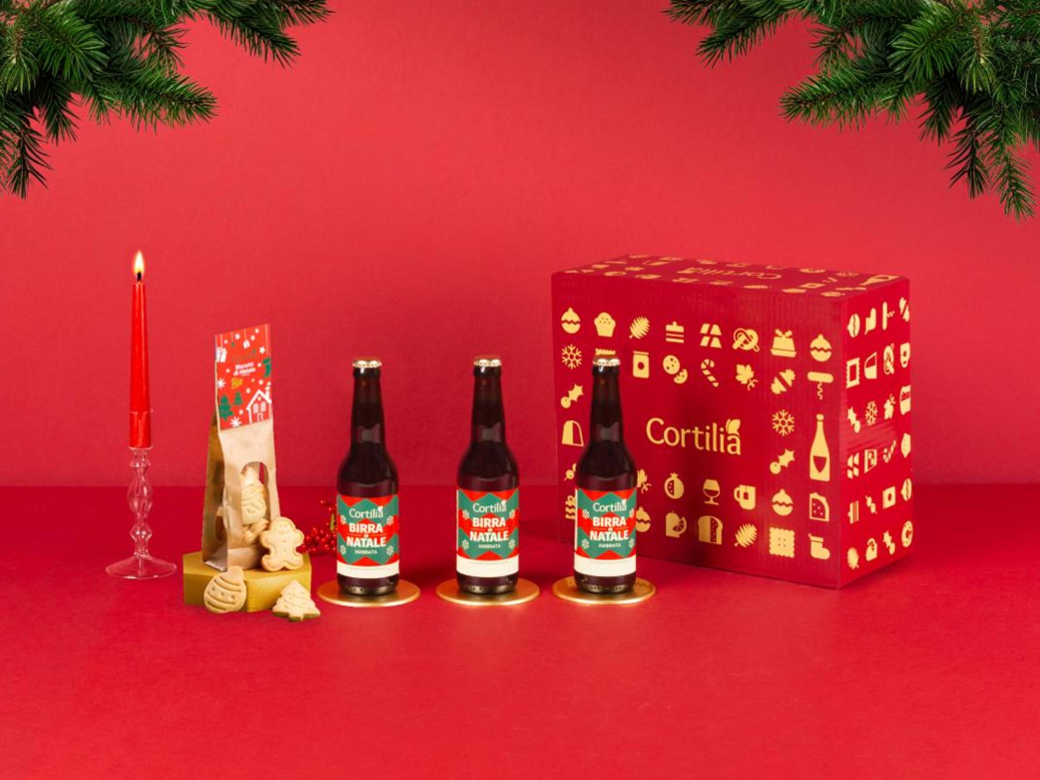 Box Birra di Natale e biscotti