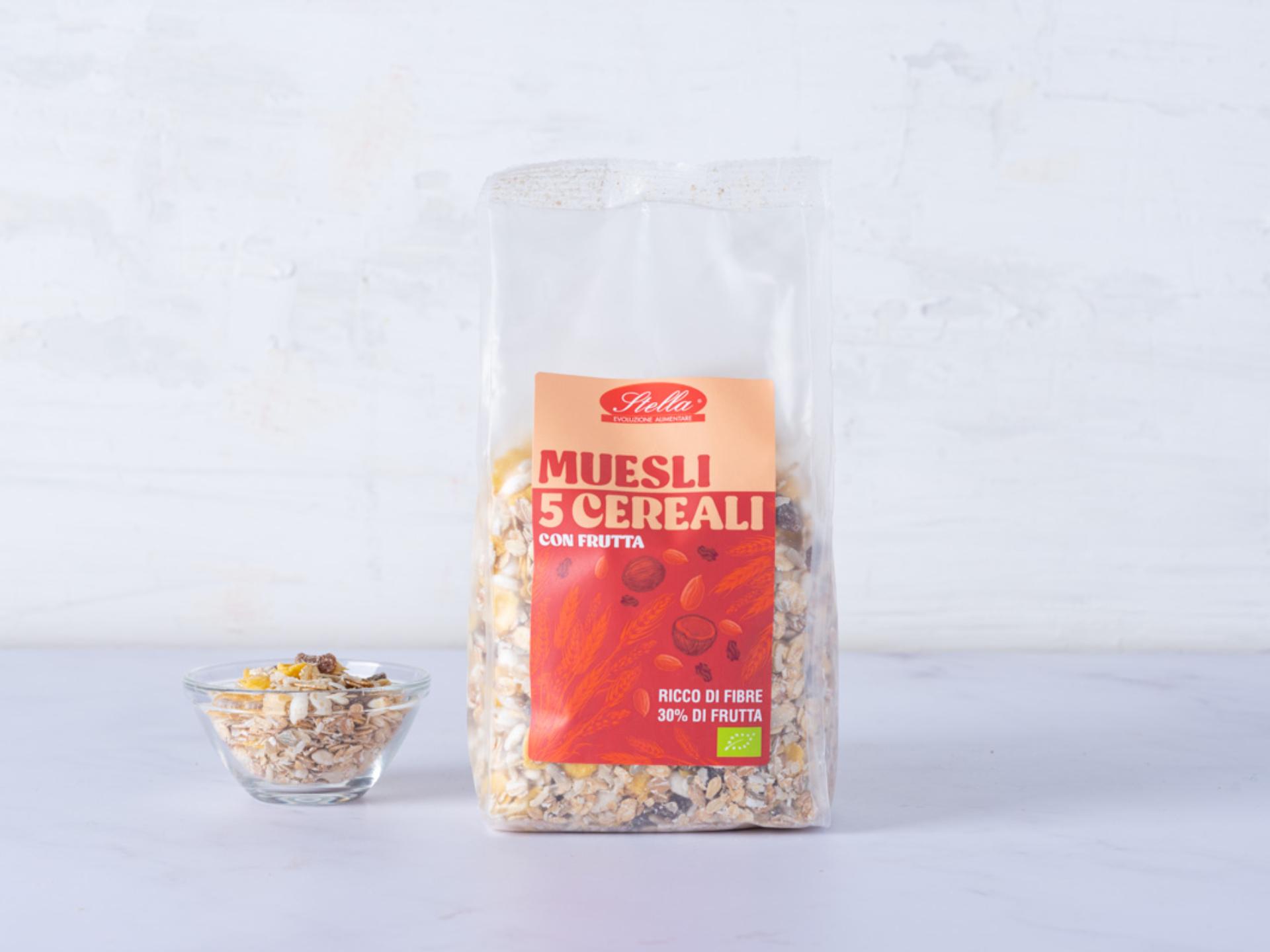Muesli 5 cereali con frutta BIO