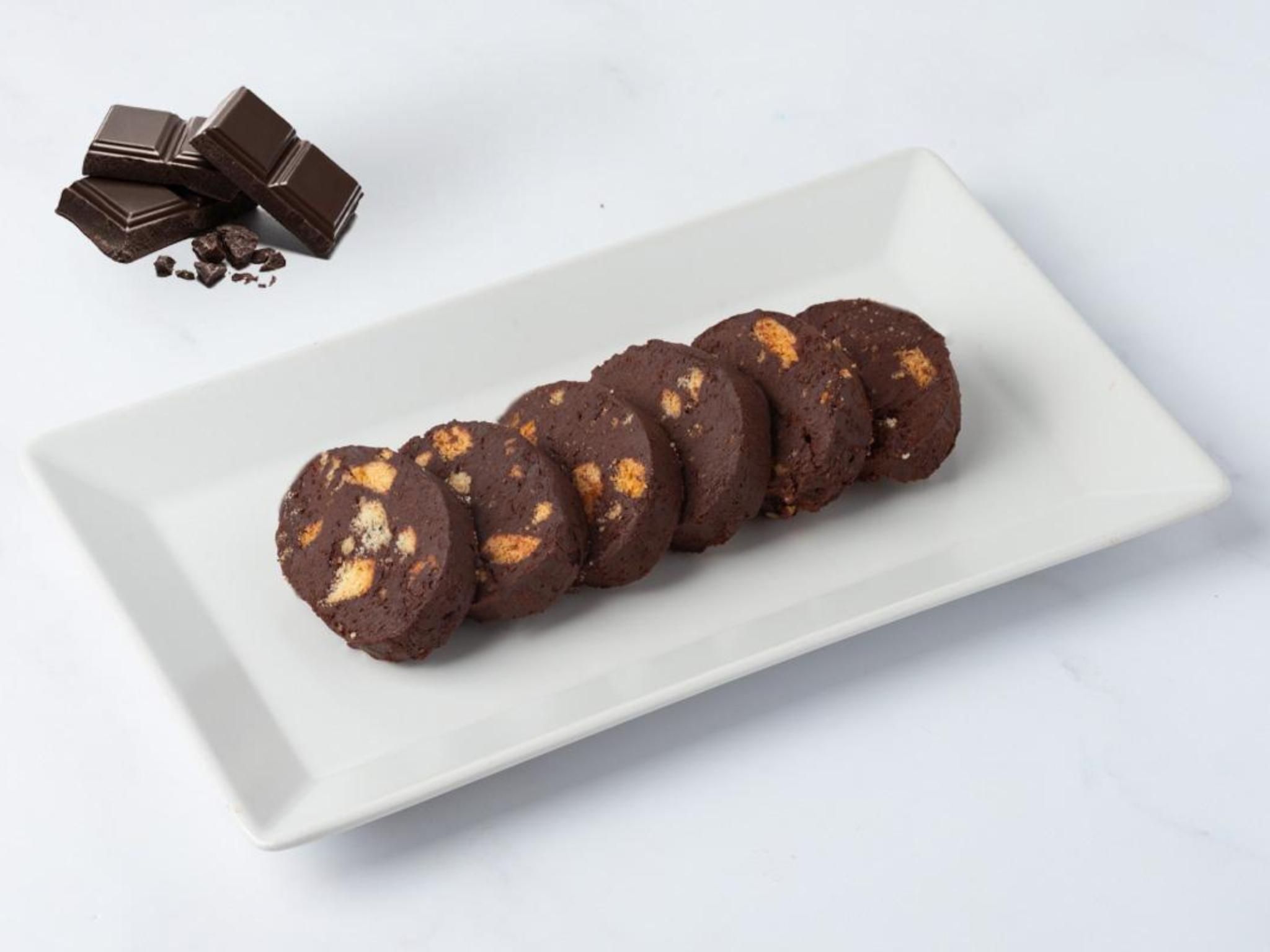 Salame al cioccolato fresco