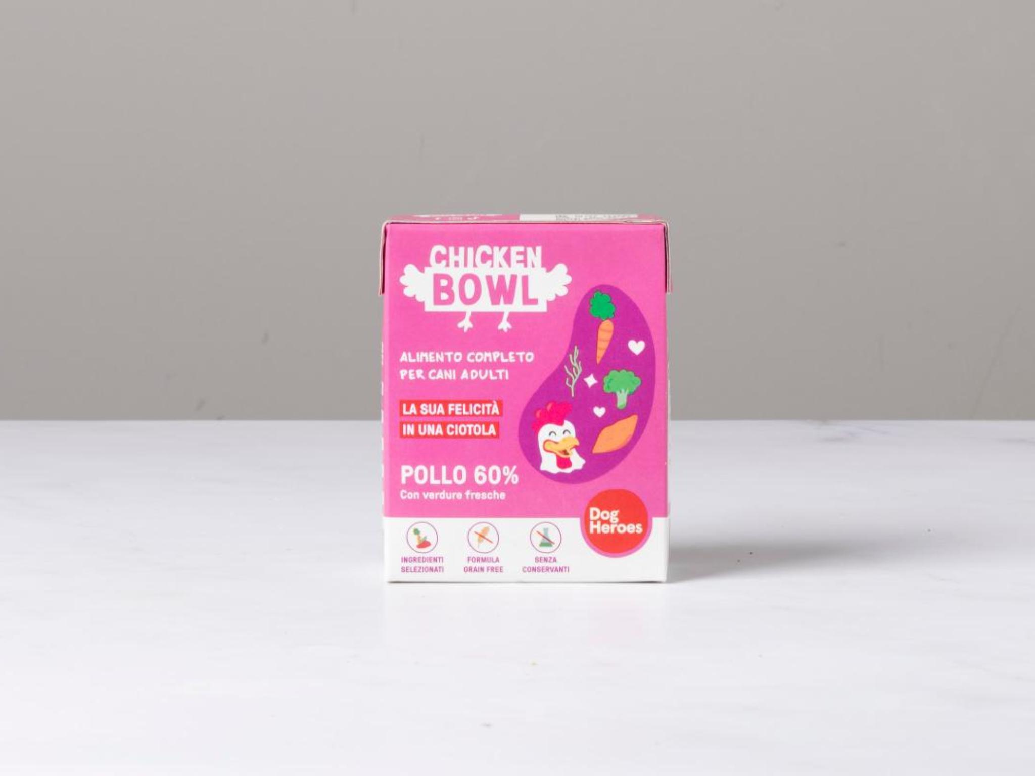 Cibo umido per cani 60% pollo