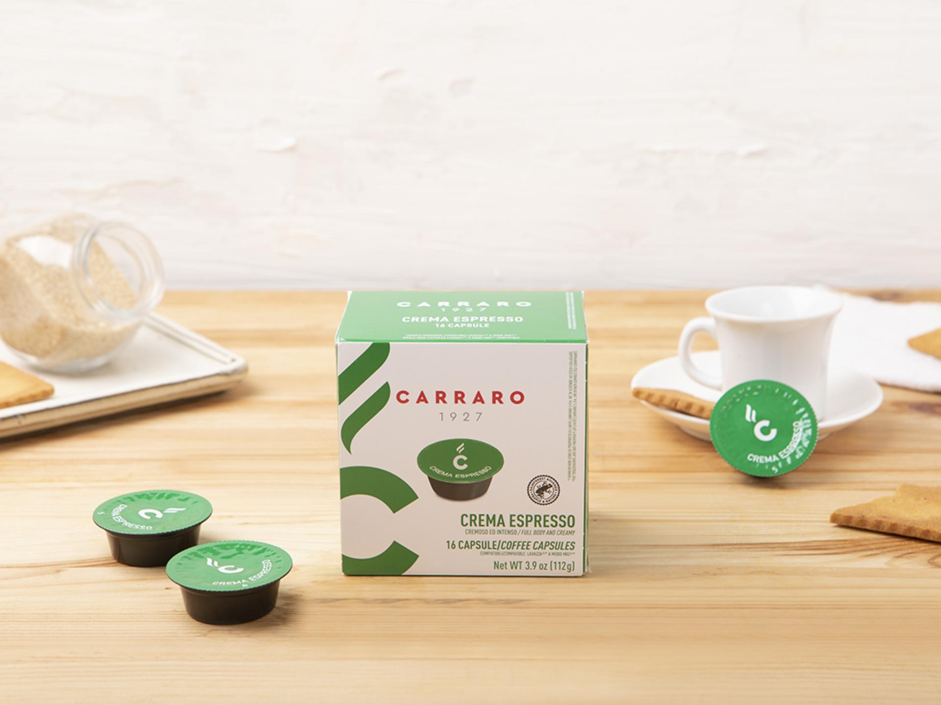 16 capsule di caffè crema espresso